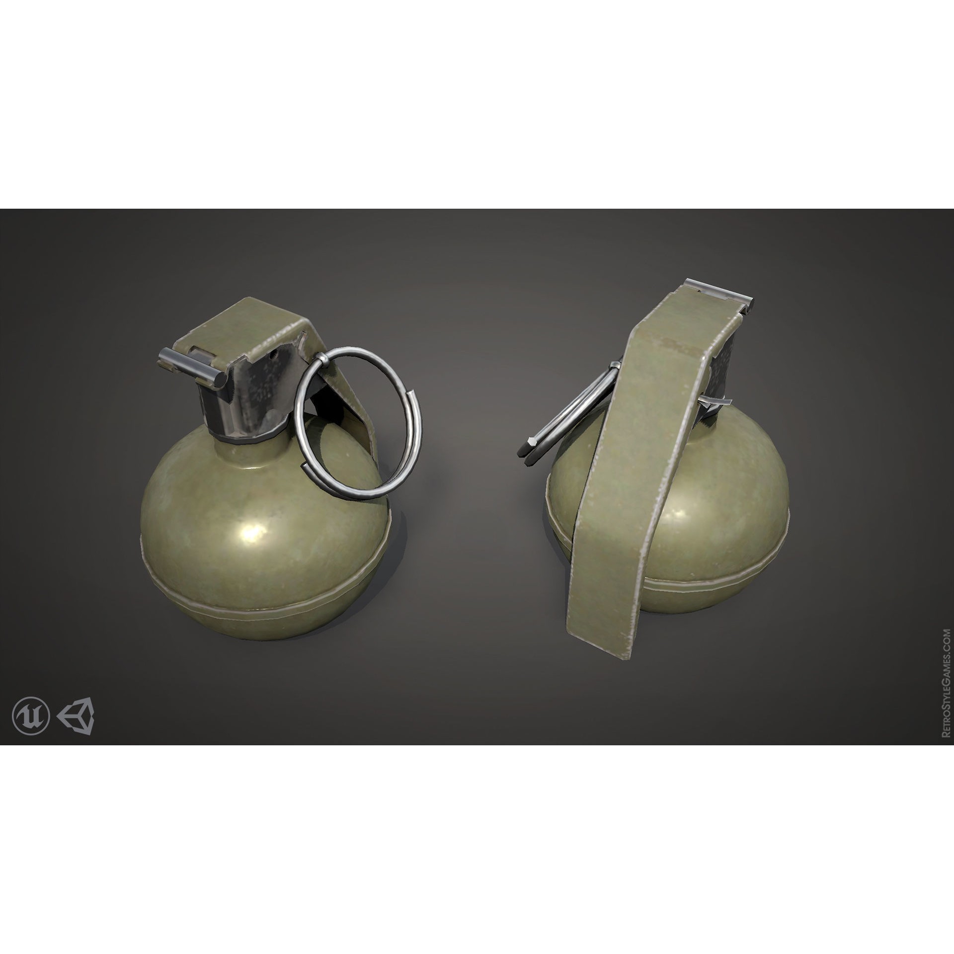 Defense Line 3D Model – Low Poly Military Asset Pack, FBX - View 36