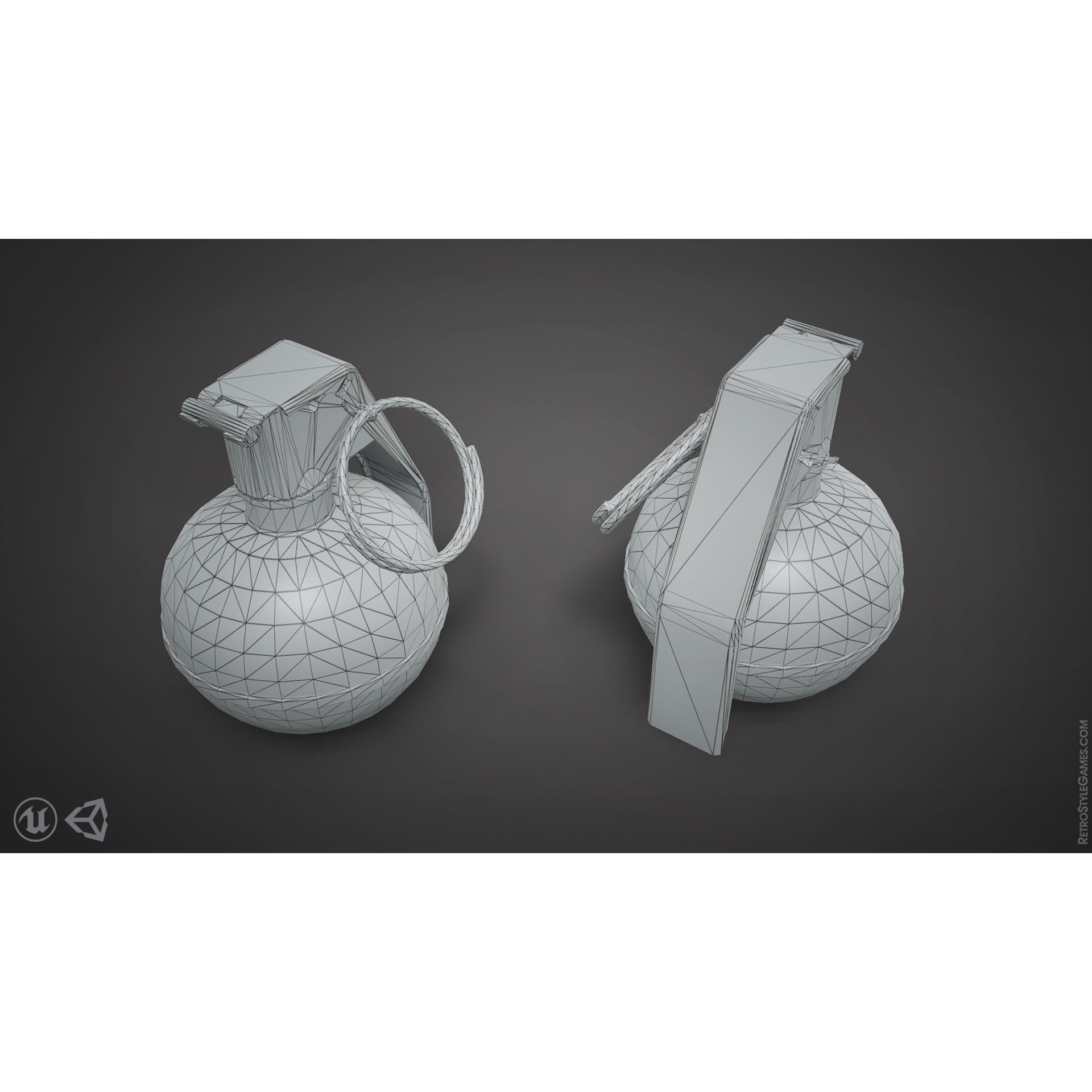 Defense Line 3D Model – Low Poly Military Asset Pack, FBX - View 37