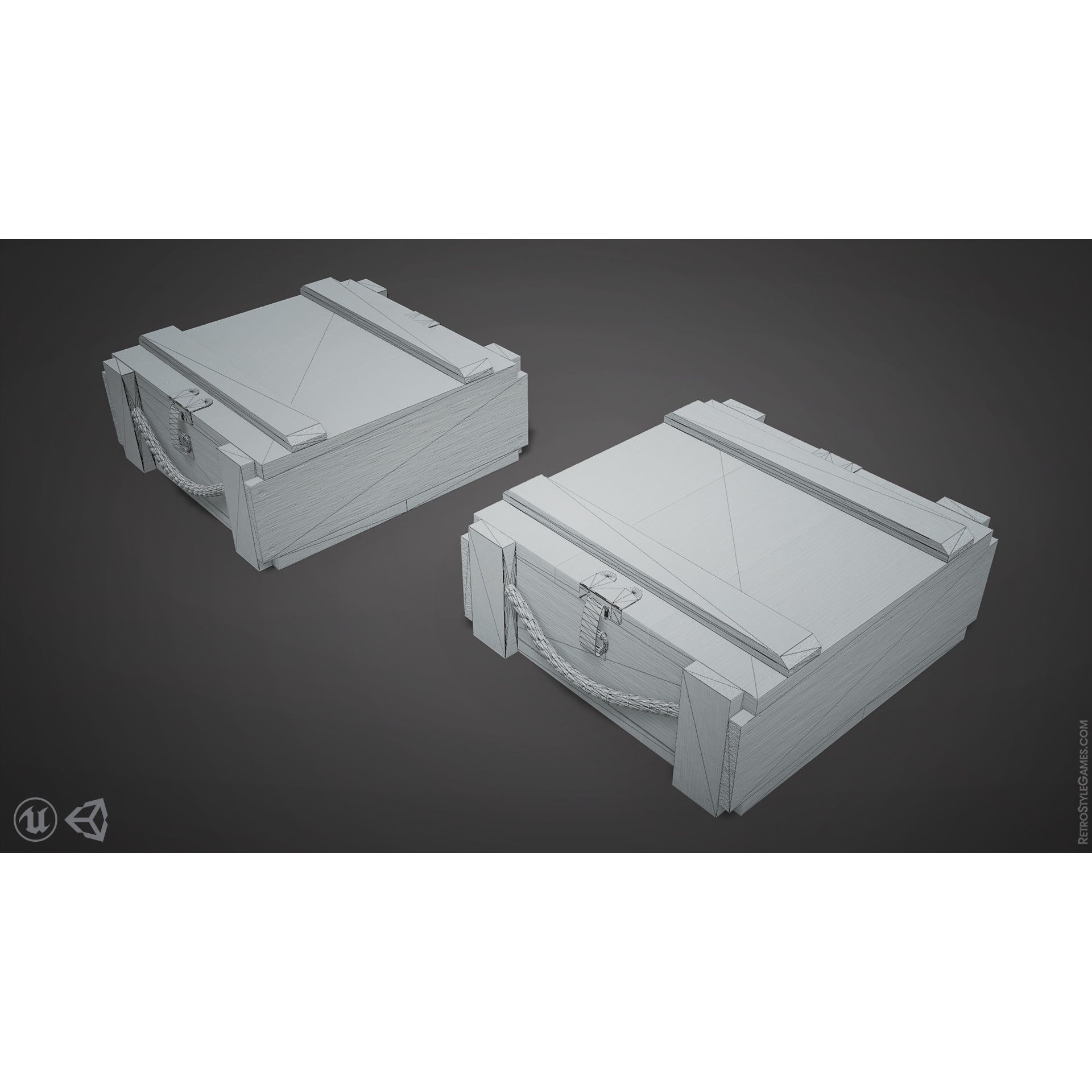 Defense Line 3D Model – Low Poly Military Asset Pack, FBX - View 39