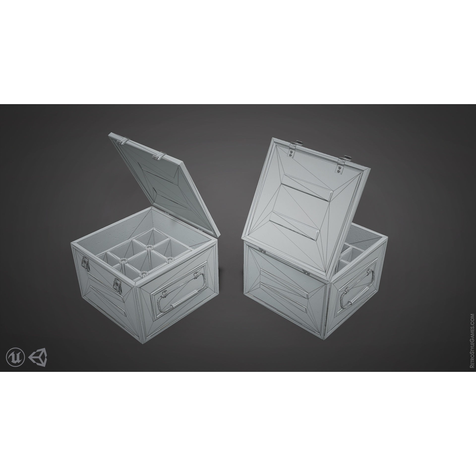 Defense Line 3D Model – Low Poly Military Asset Pack, FBX - View 41