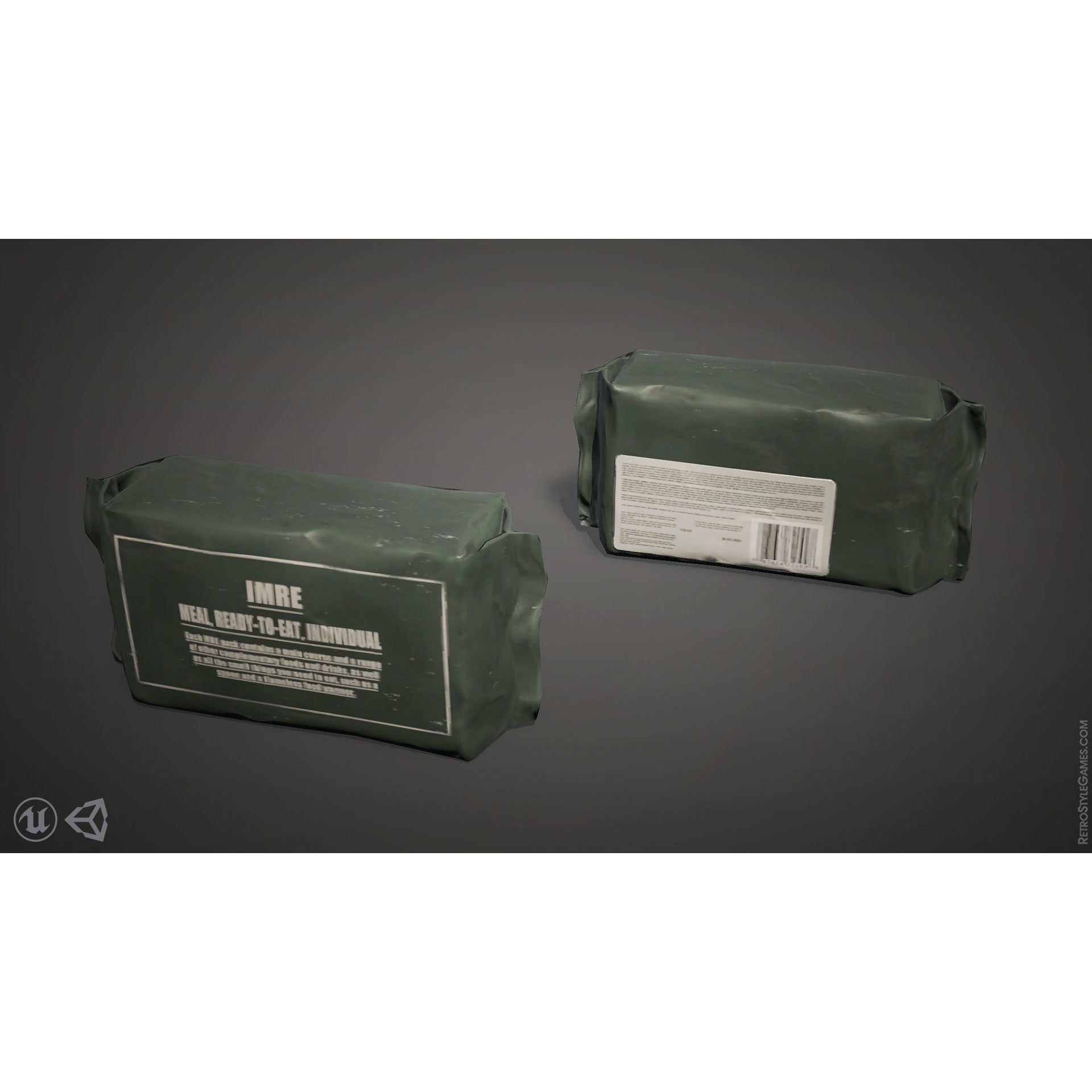 Defense Line 3D Model – Low Poly Military Asset Pack, FBX - View 44