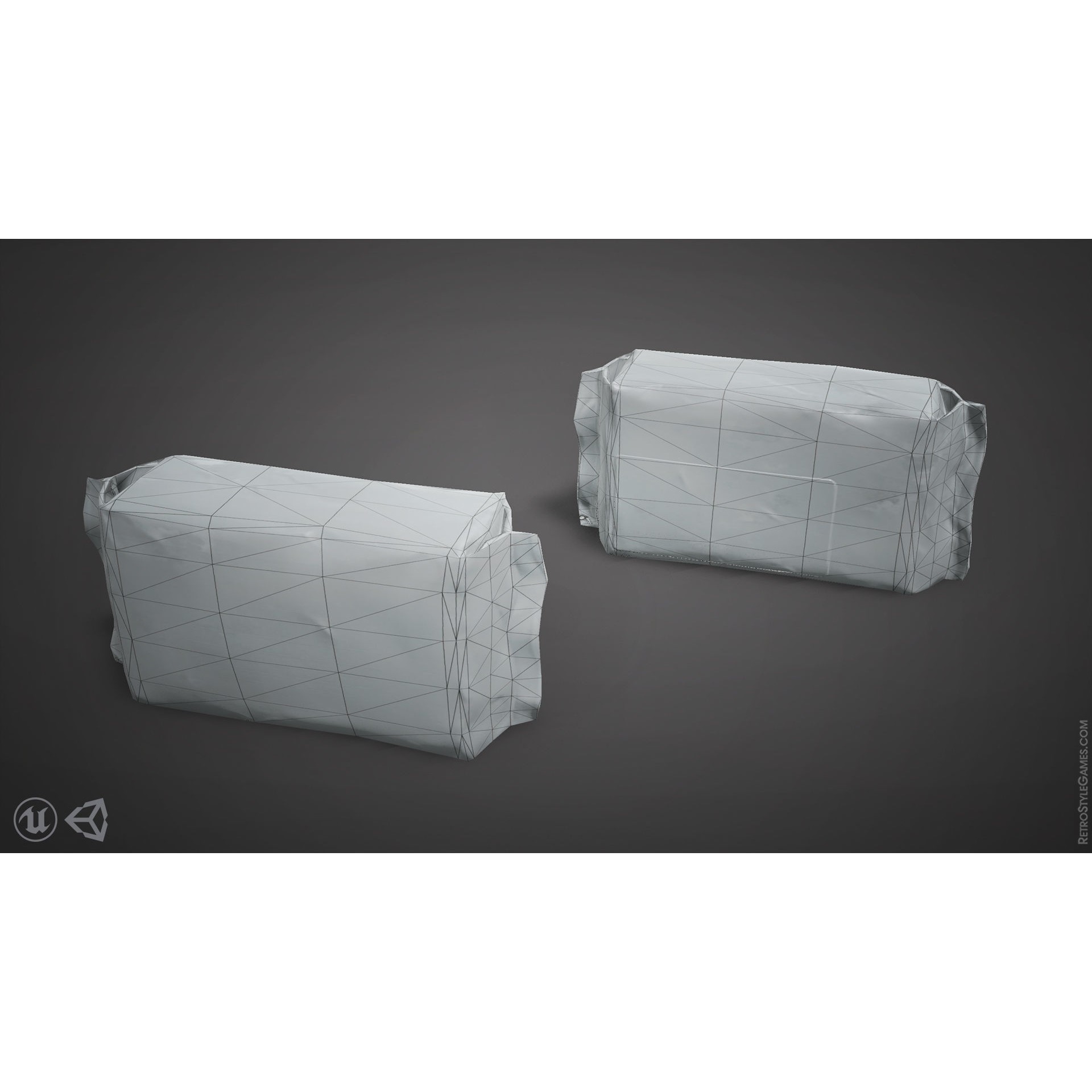 Defense Line 3D Model – Low Poly Military Asset Pack, FBX - View 45