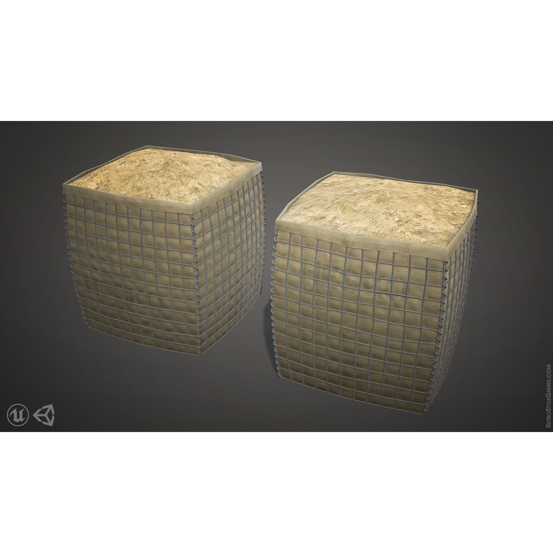Defense Line 3D Model – Low Poly Military Asset Pack, FBX - View 48