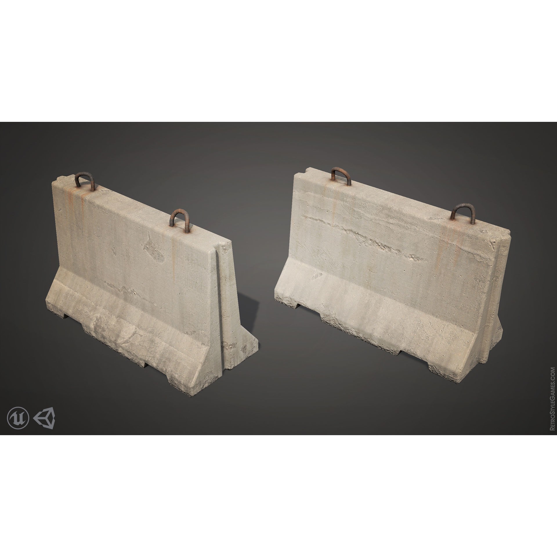 Defense Line 3D Model – Low Poly Military Asset Pack, FBX - View 50