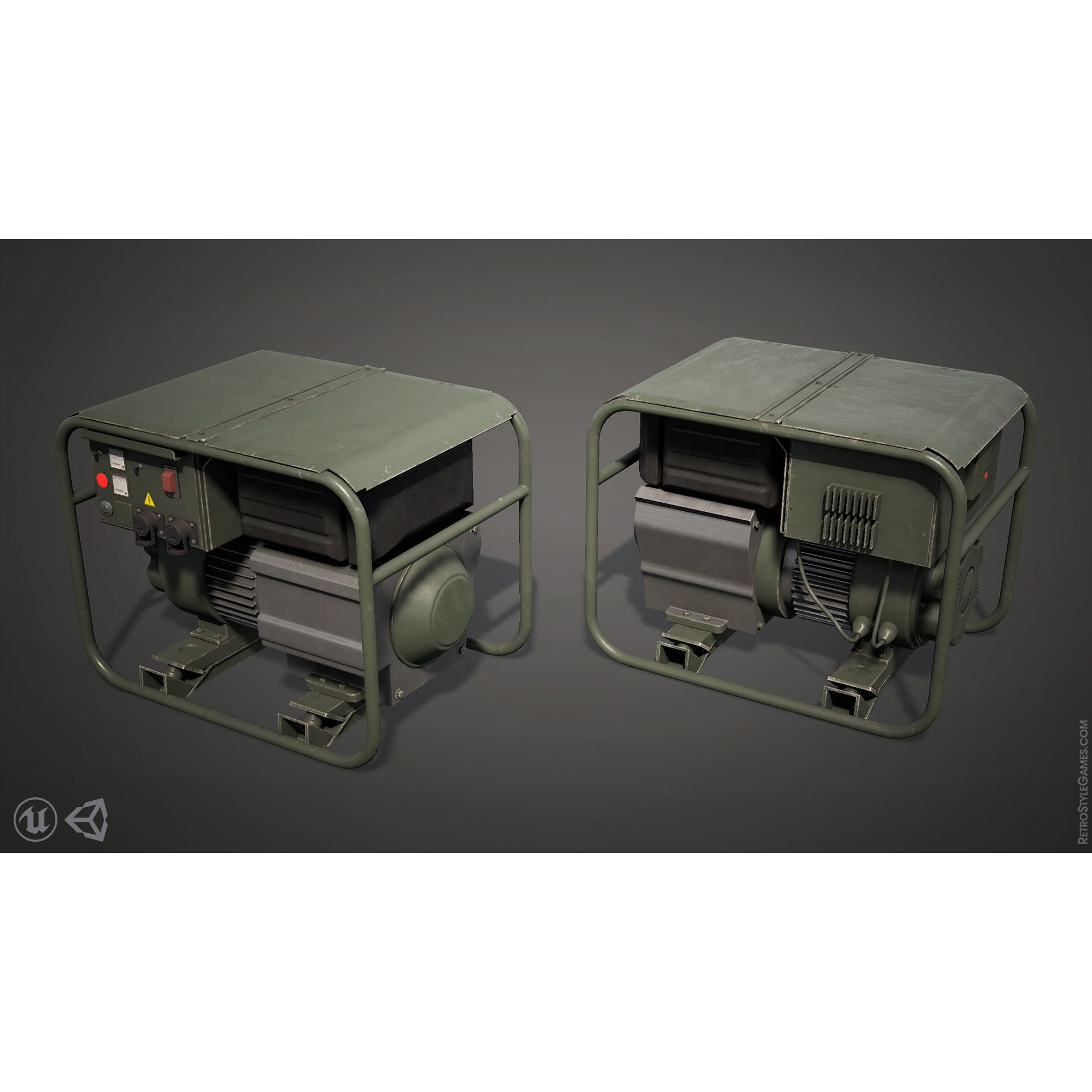 Defense Line 3D Model – Low Poly Military Asset Pack, FBX - View 52