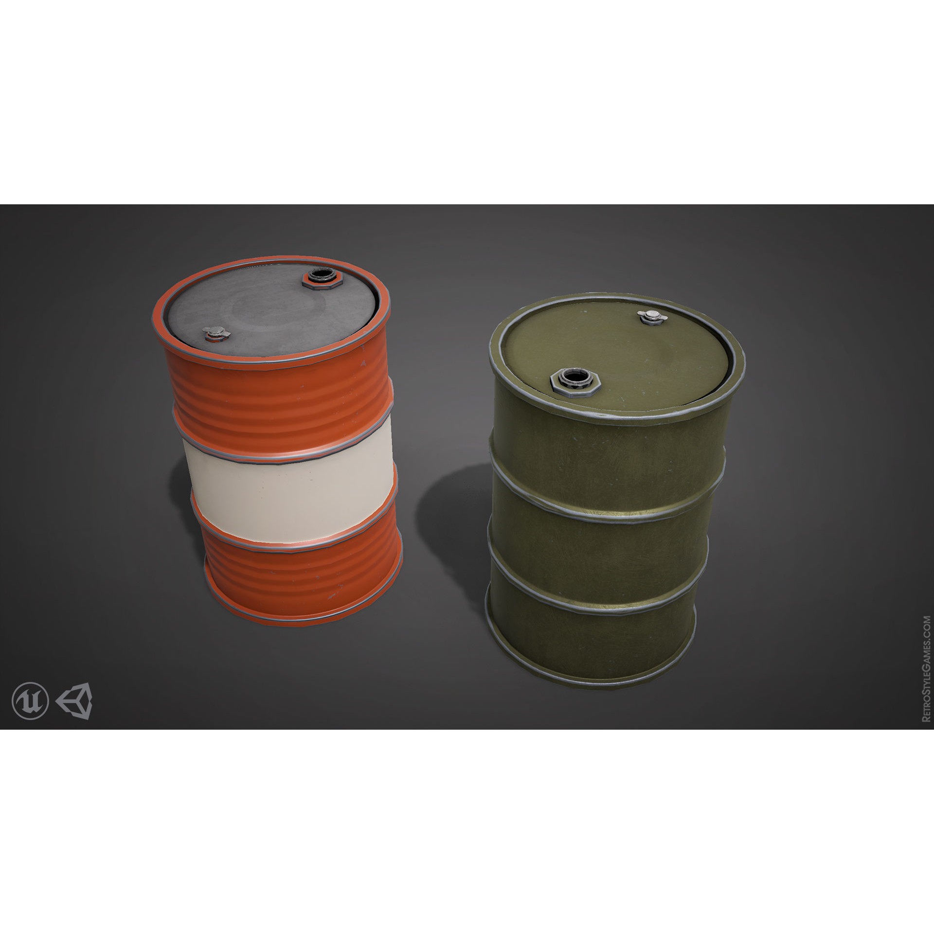 Defense Line 3D Model – Low Poly Military Asset Pack, FBX - View 54