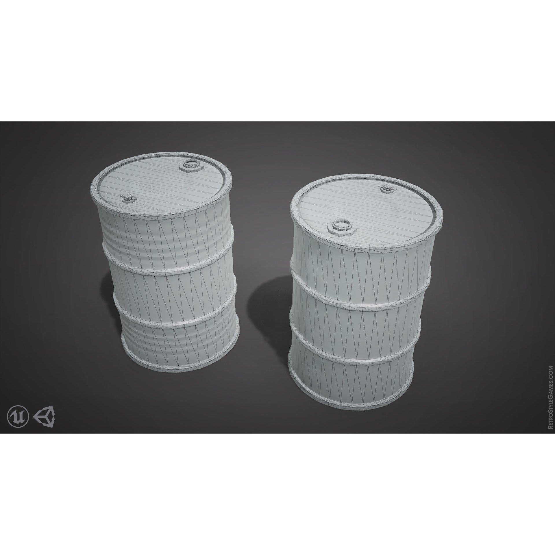 Defense Line 3D Model – Low Poly Military Asset Pack, FBX - View 55