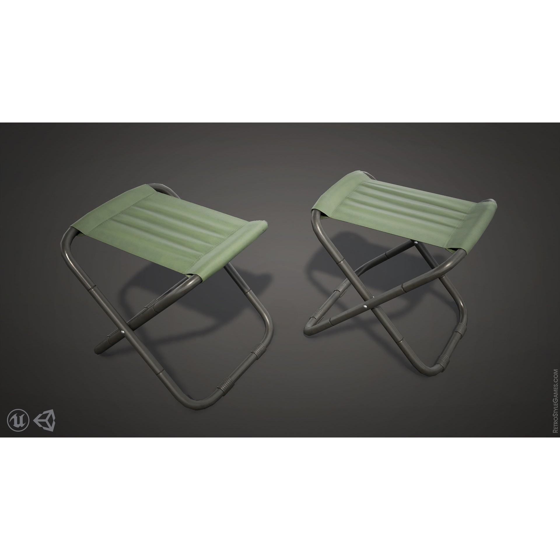 Defense Line 3D Model – Low Poly Military Asset Pack, FBX - View 60