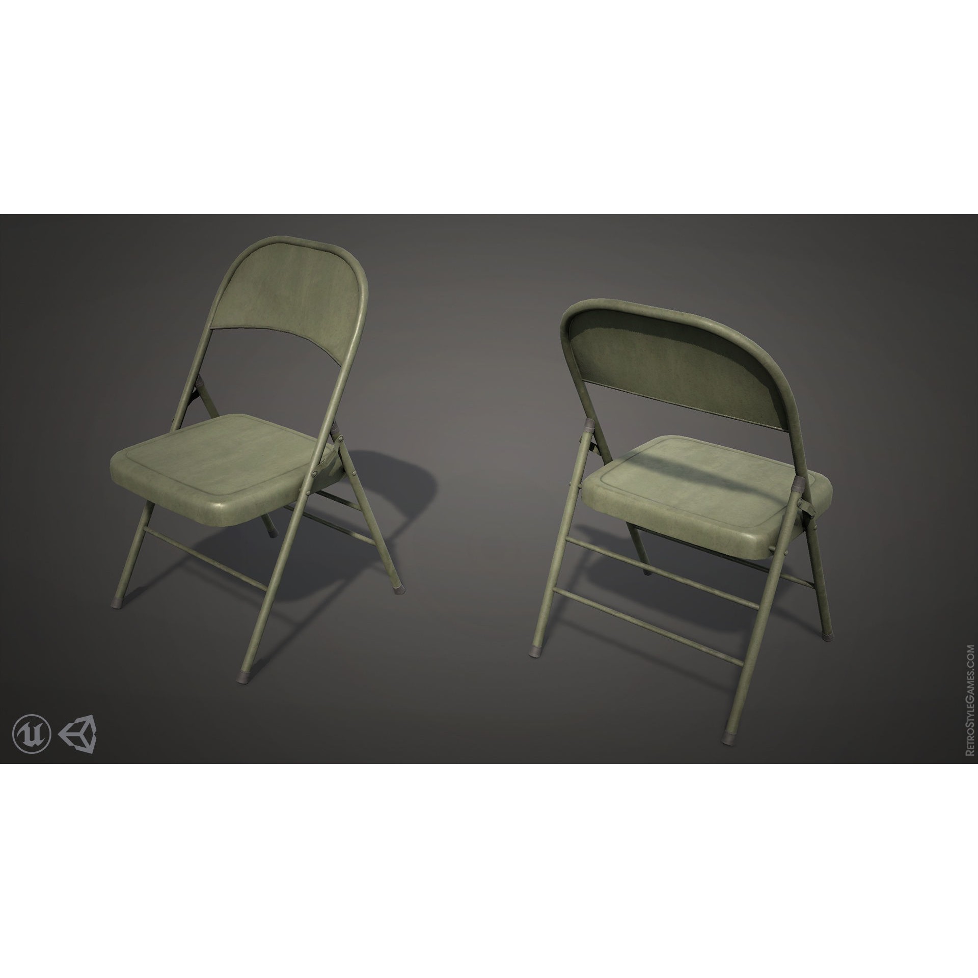 Defense Line 3D Model – Low Poly Military Asset Pack, FBX - View 62