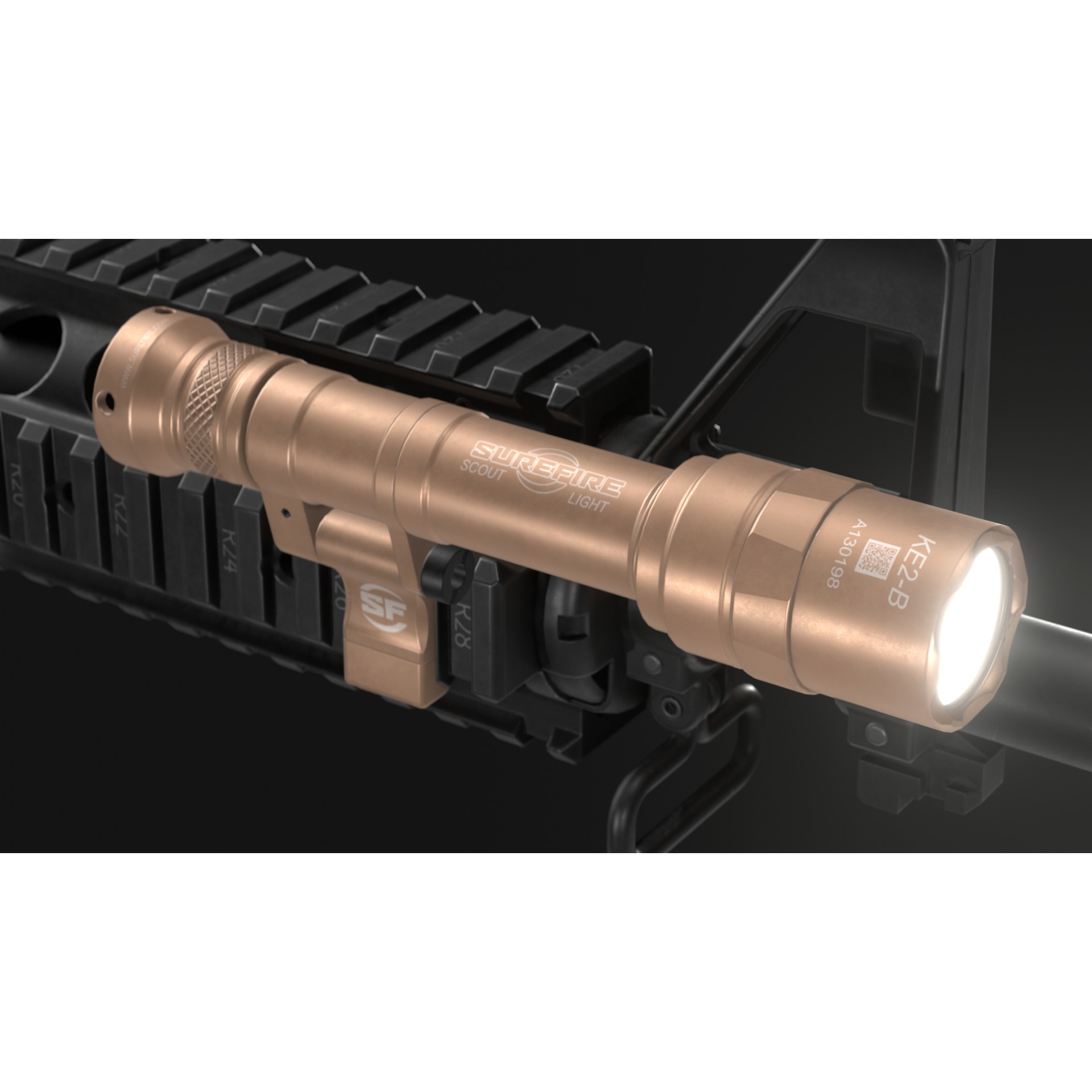 SureFire Scout Light Pro 3D Model – Low Poly Game Asset, FBX & OBJ