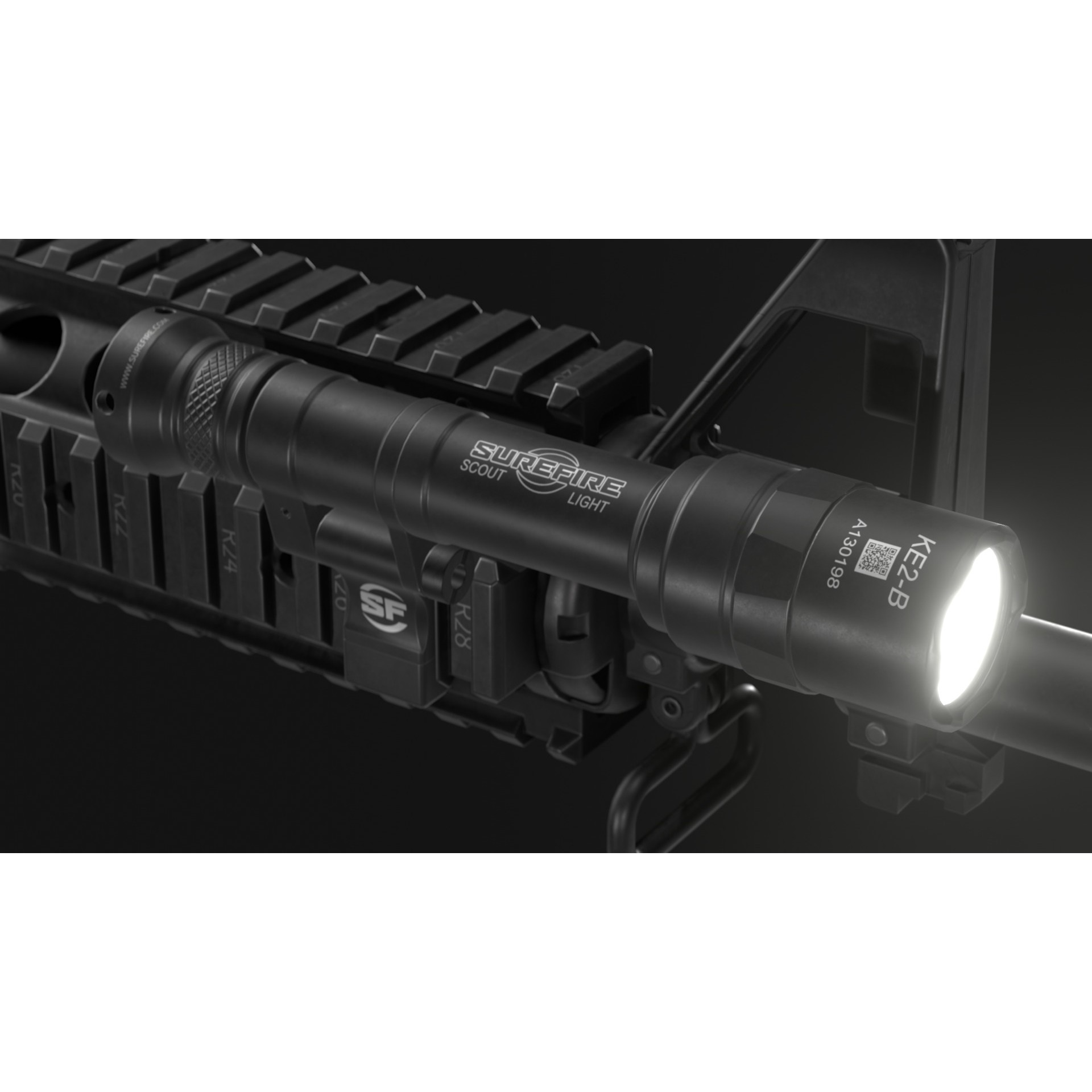 SureFire Scout Light Pro 3D Model – Low Poly Game Asset, FBX & OBJ - View 12