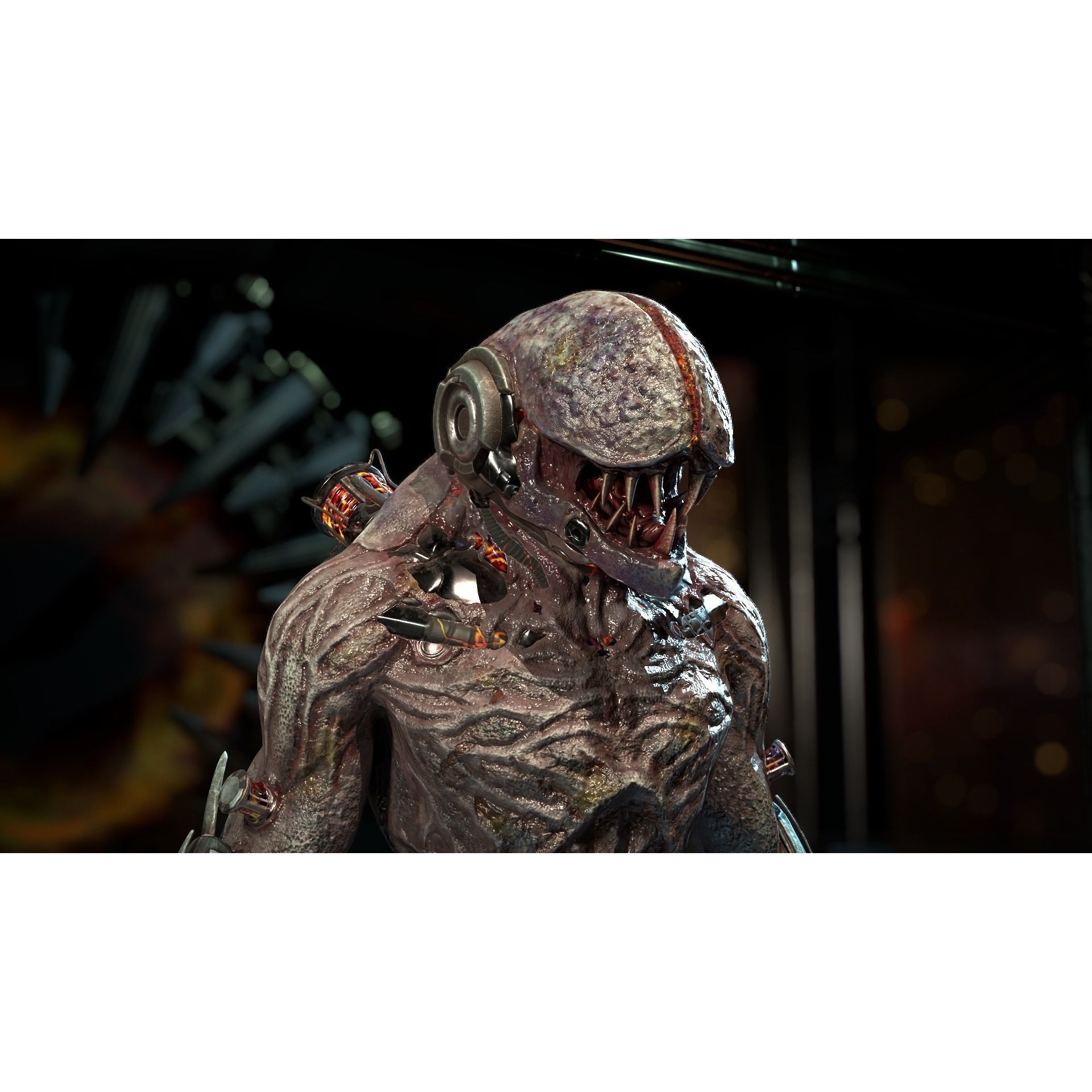 Biochemical Monster 3D Model – Low Poly Rigged Character with PBR Textures - View 10