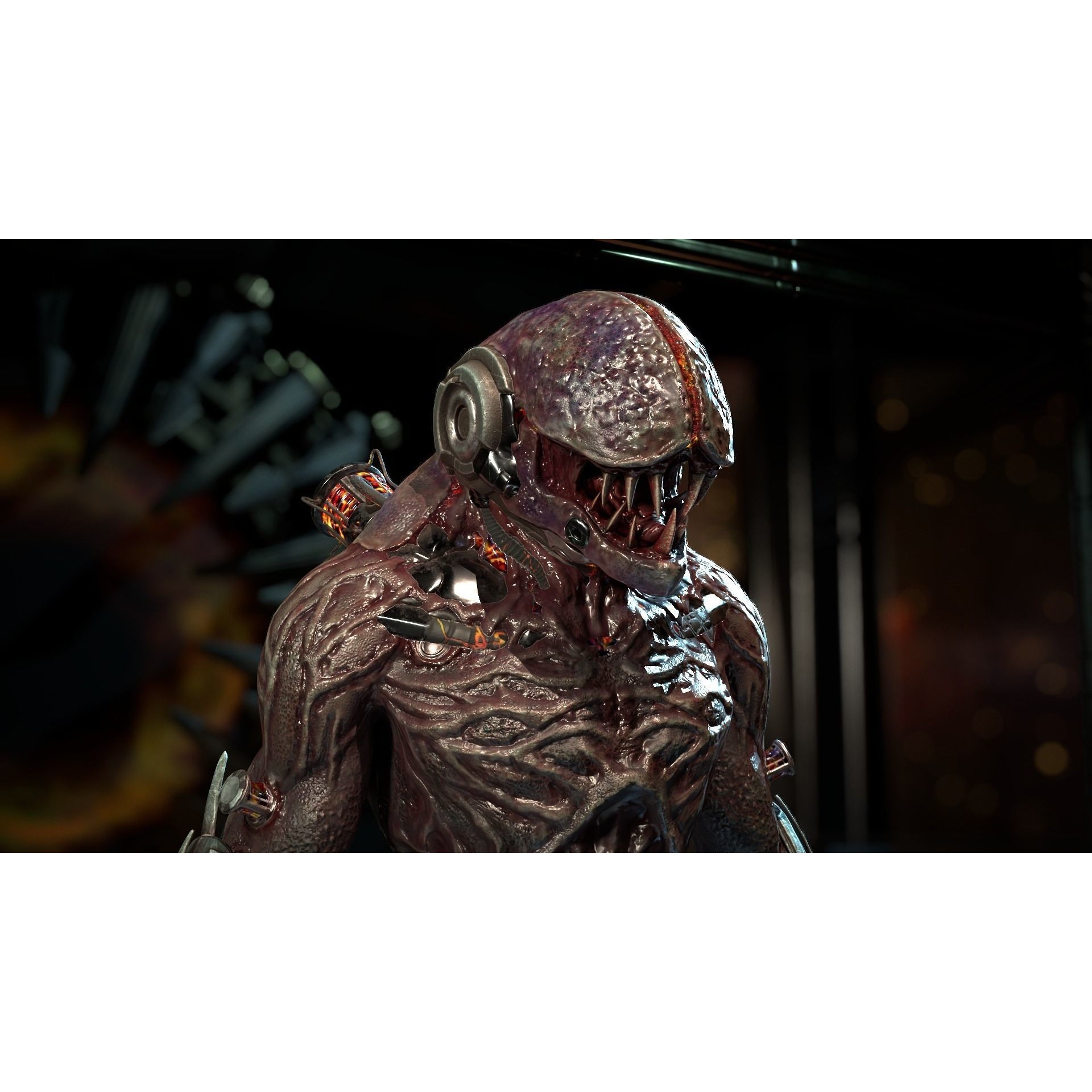 Biochemical Monster 3D Model – Low Poly Rigged Character with PBR Textures - View 11