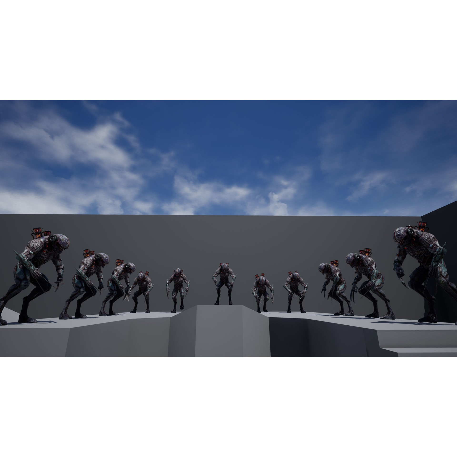 Biochemical Monster 3D Model – Low Poly Rigged Character with PBR Textures - View 18