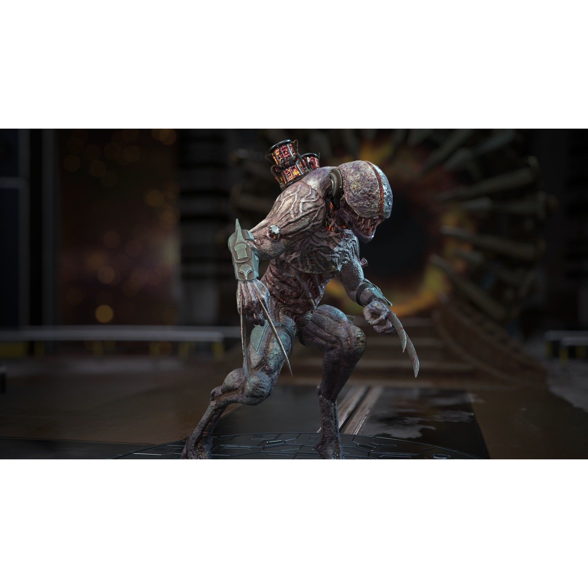 Biochemical Monster 3D Model – Low Poly Rigged Character with PBR Textures - View 3