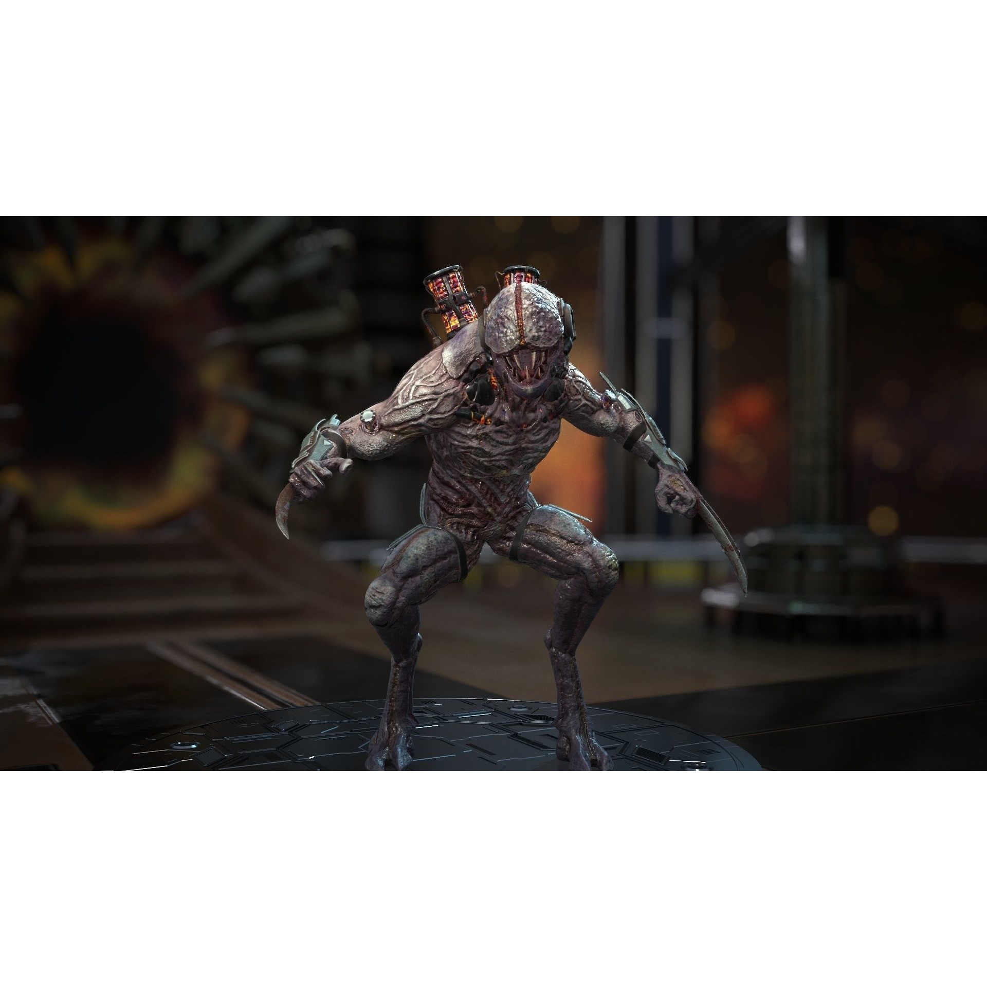 Biochemical Monster 3D Model – Low Poly Rigged Character with PBR Textures - View 5
