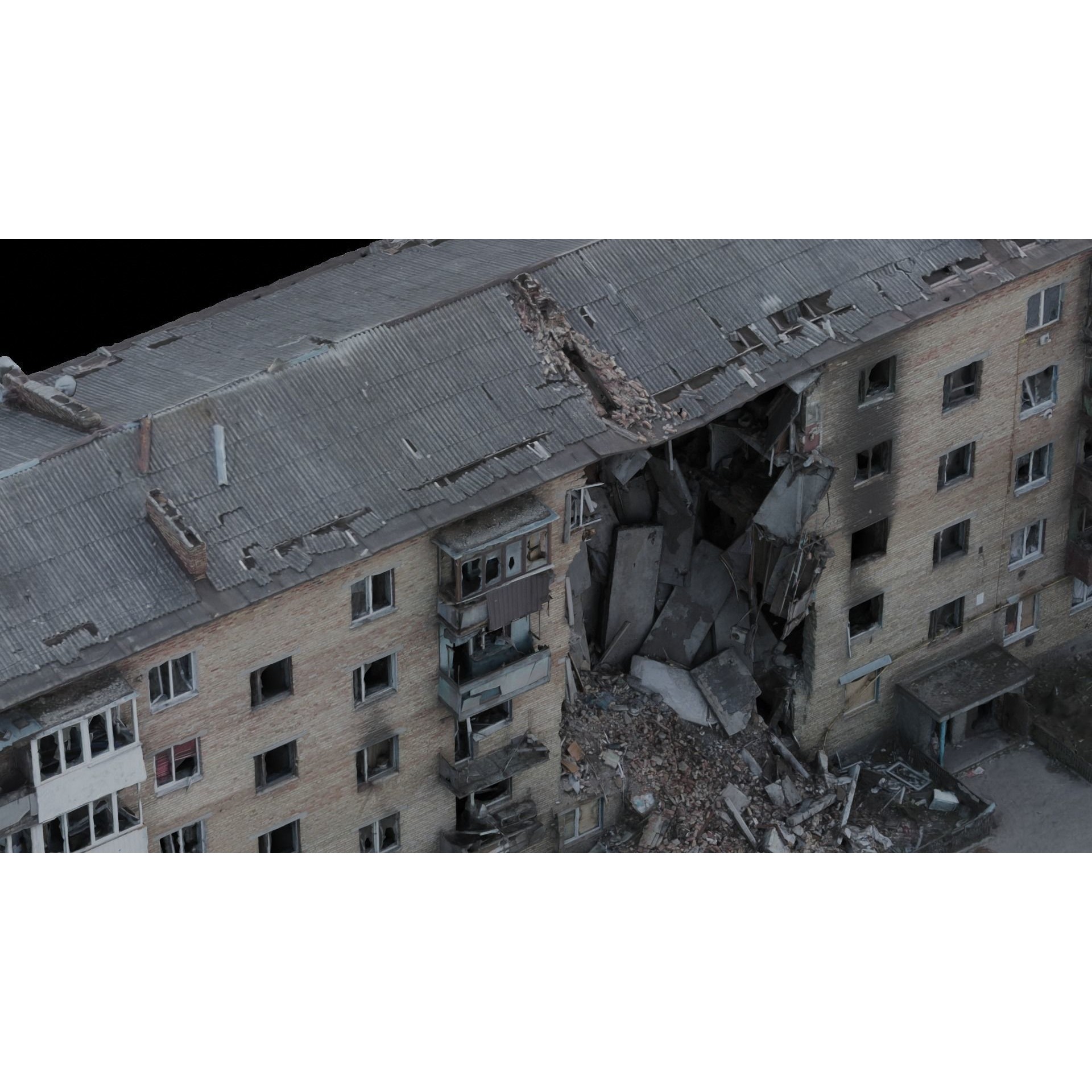 Ukrainian Buildings 3D Model – High Quality Scans, FBX & OBJ - View 24
