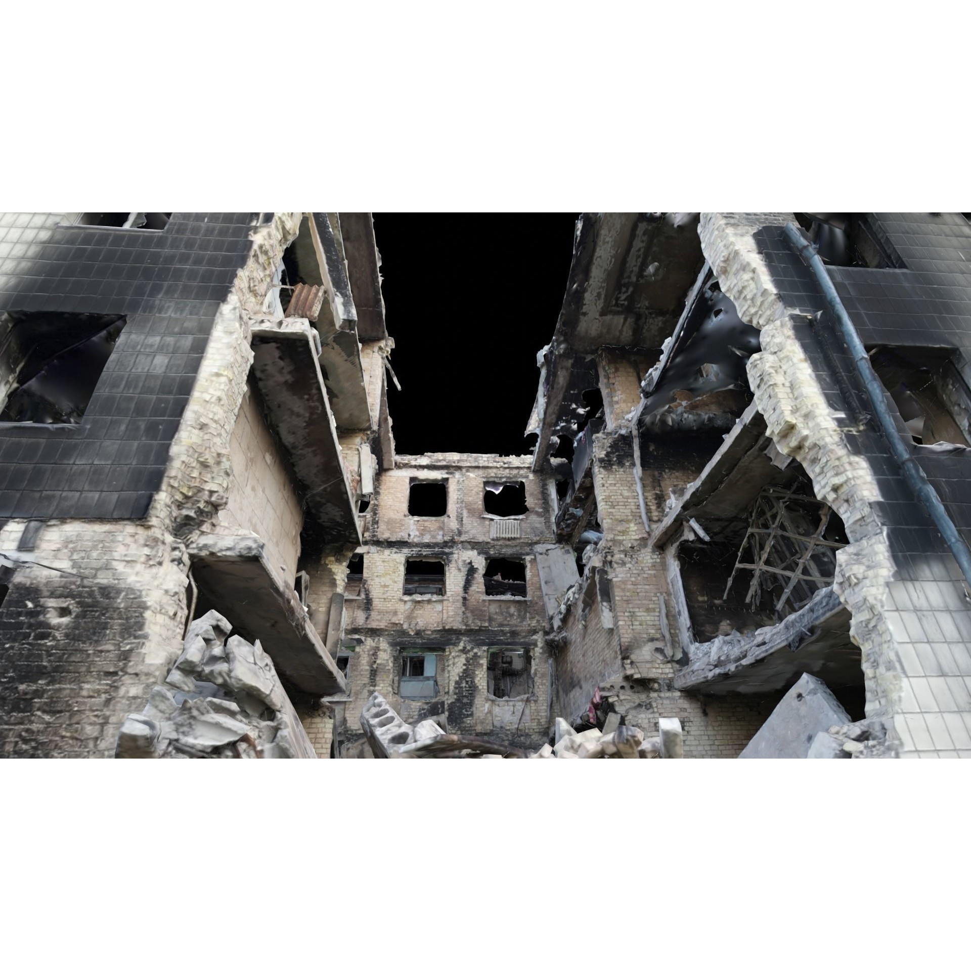 Ukrainian Buildings 3D Model – High Quality Scans, FBX & OBJ - View 3