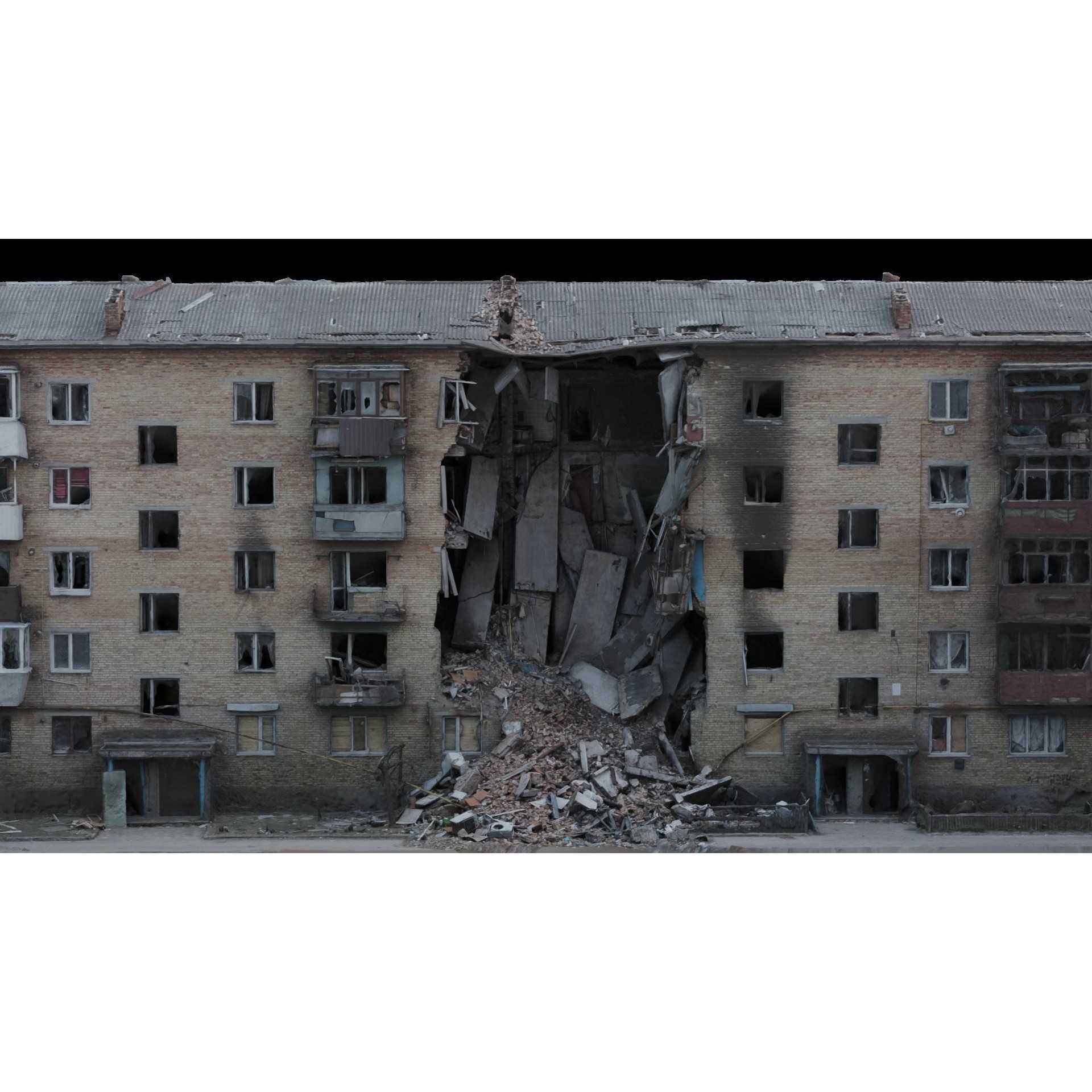 Ukrainian Buildings 3D Model – High Quality Scans, FBX & OBJ - View 31