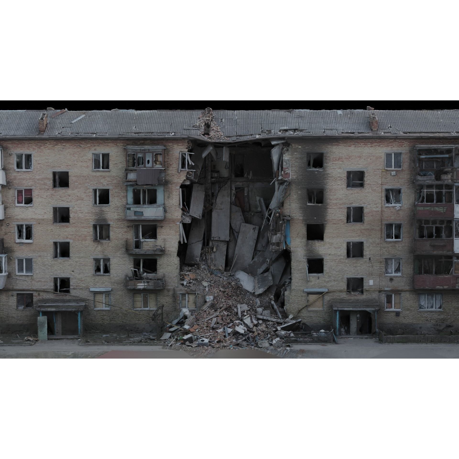 Ukrainian Buildings 3D Model – High Quality Scans, FBX & OBJ - View 4