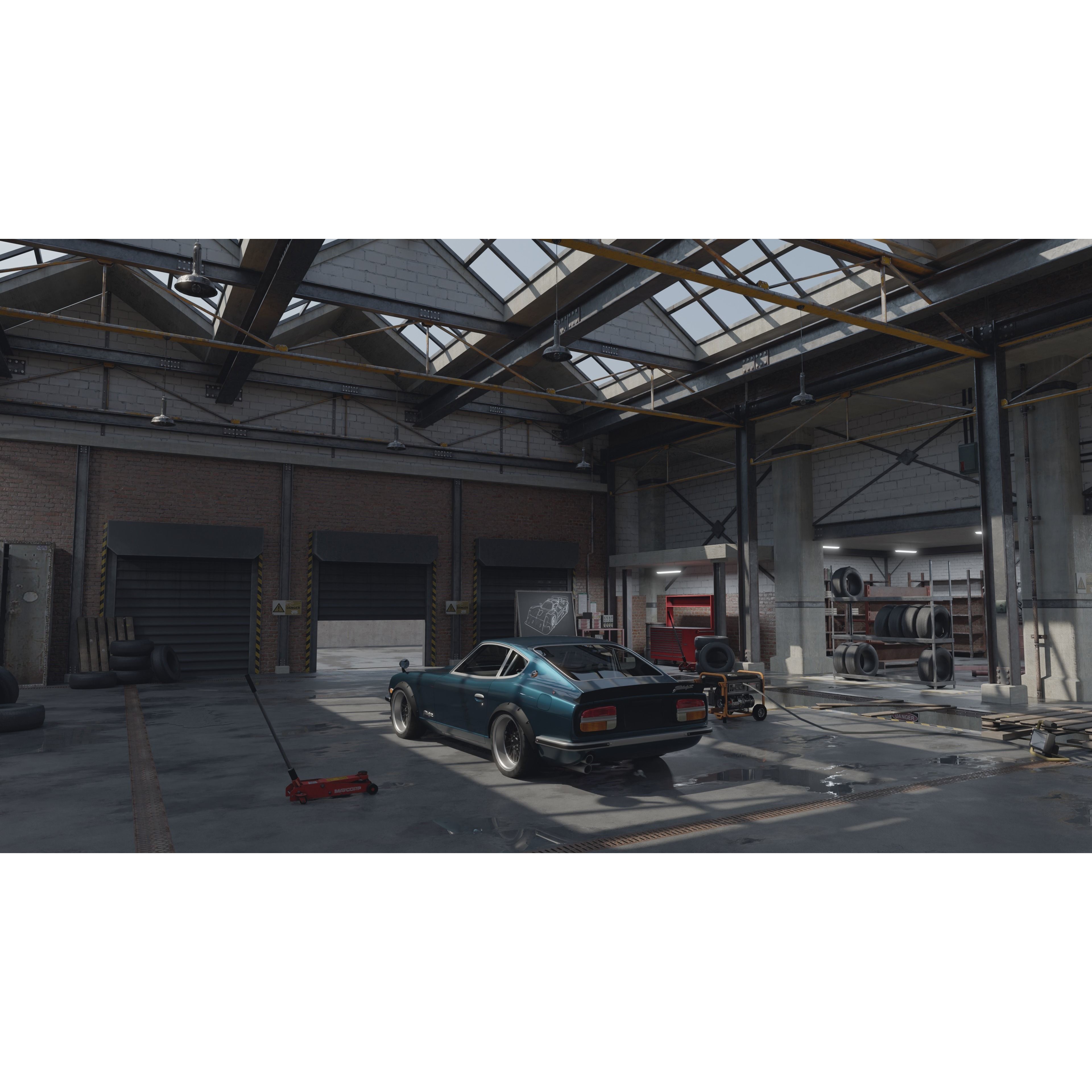High Detail Garage - Low-Poly Game-Ready 3D Model - View 11