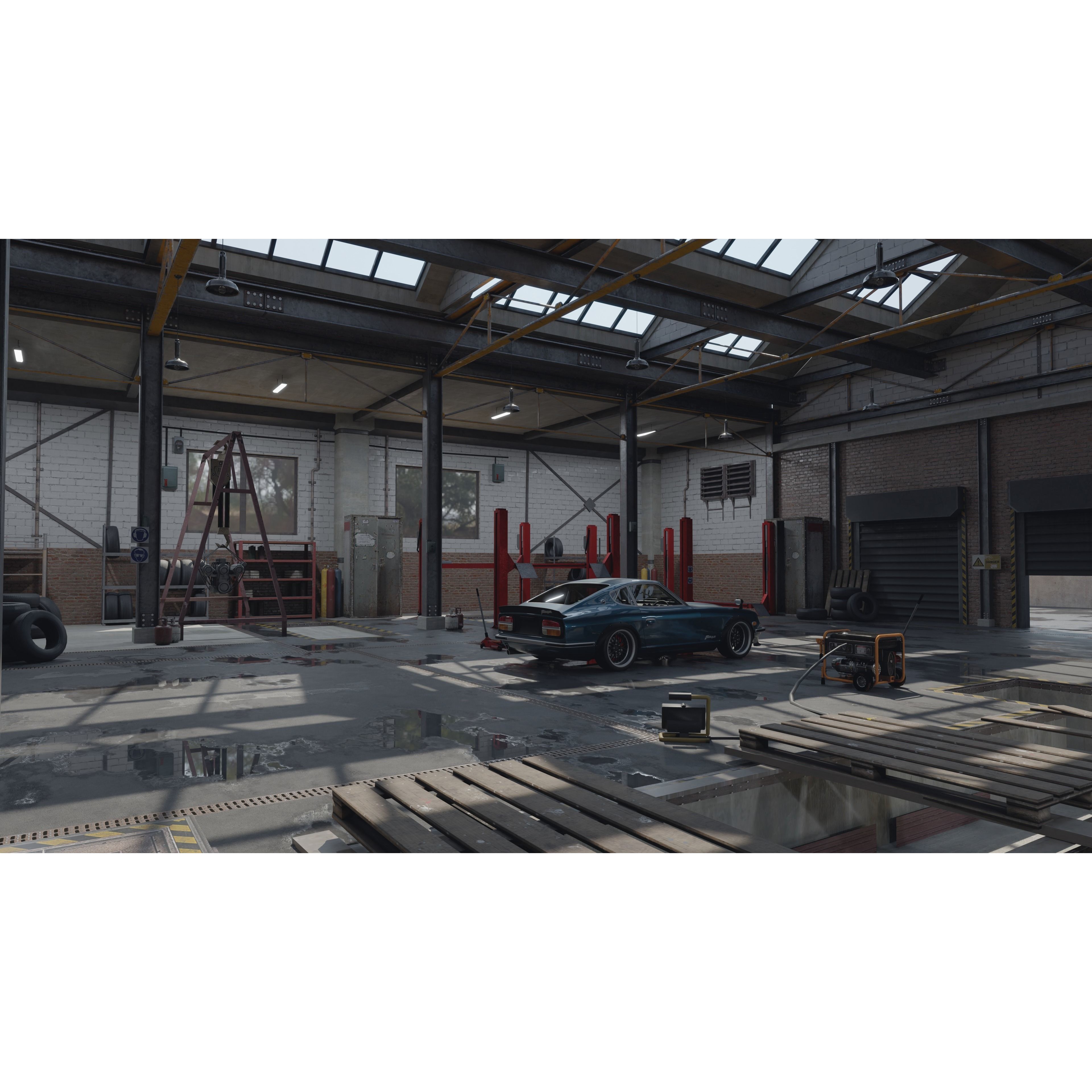 High Detail Garage - Low-Poly Game-Ready 3D Model - View 16