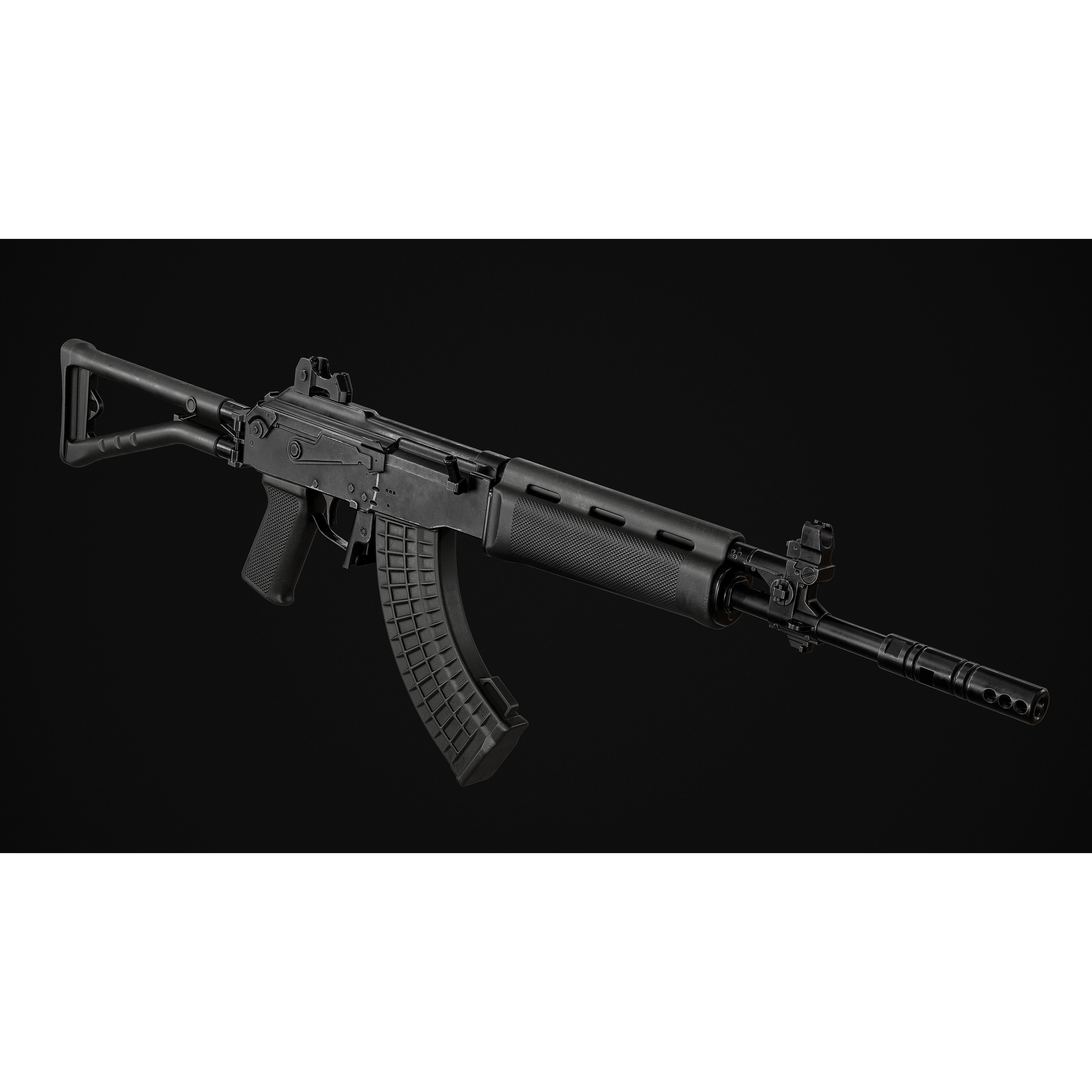 Sako RK95 TP 3D Model – Low Poly Military Rifle, FBX - View 5