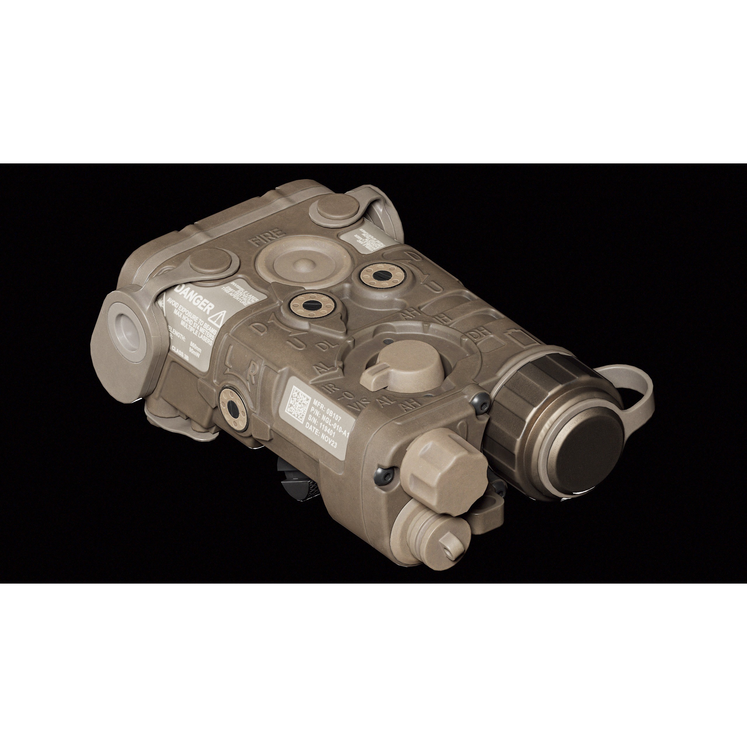 NGAL Aiming Laser 3D Model – Low Poly Game-Ready Asset, FBX