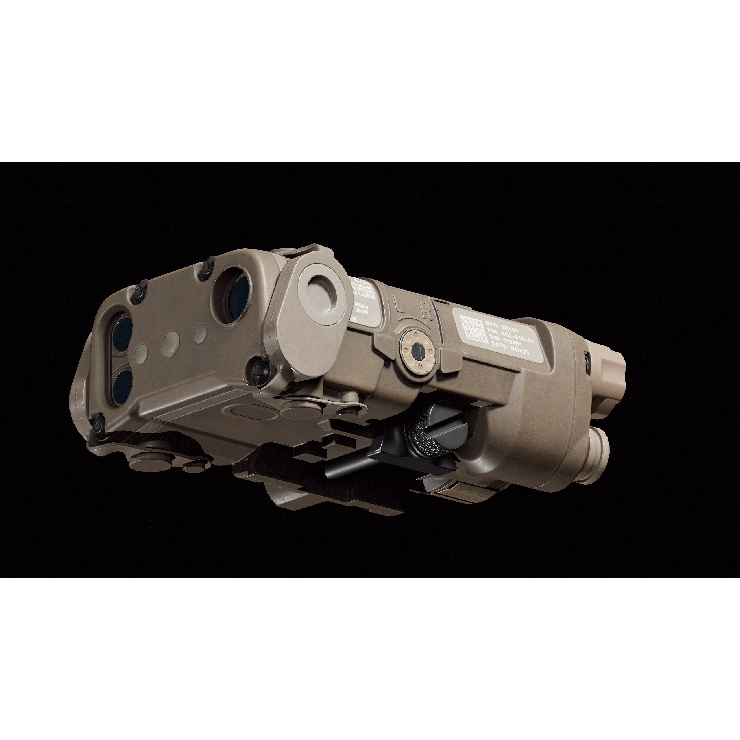 NGAL Aiming Laser 3D Model – Low Poly Game-Ready Asset, FBX - View 4