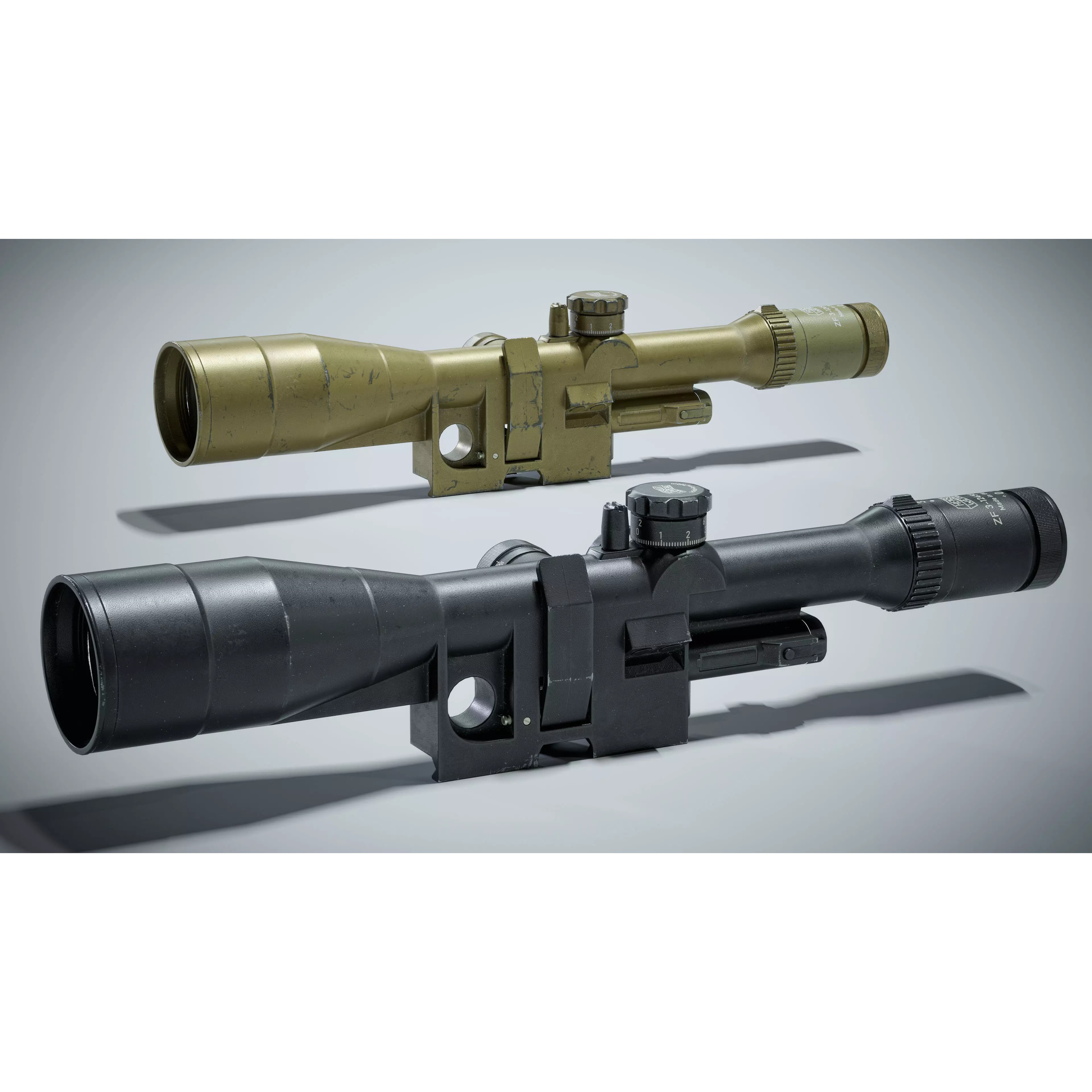 Remington 700 Tactical Sniper Rifle 3D Model – Low Poly Game Asset, FBX, PBR - View 20