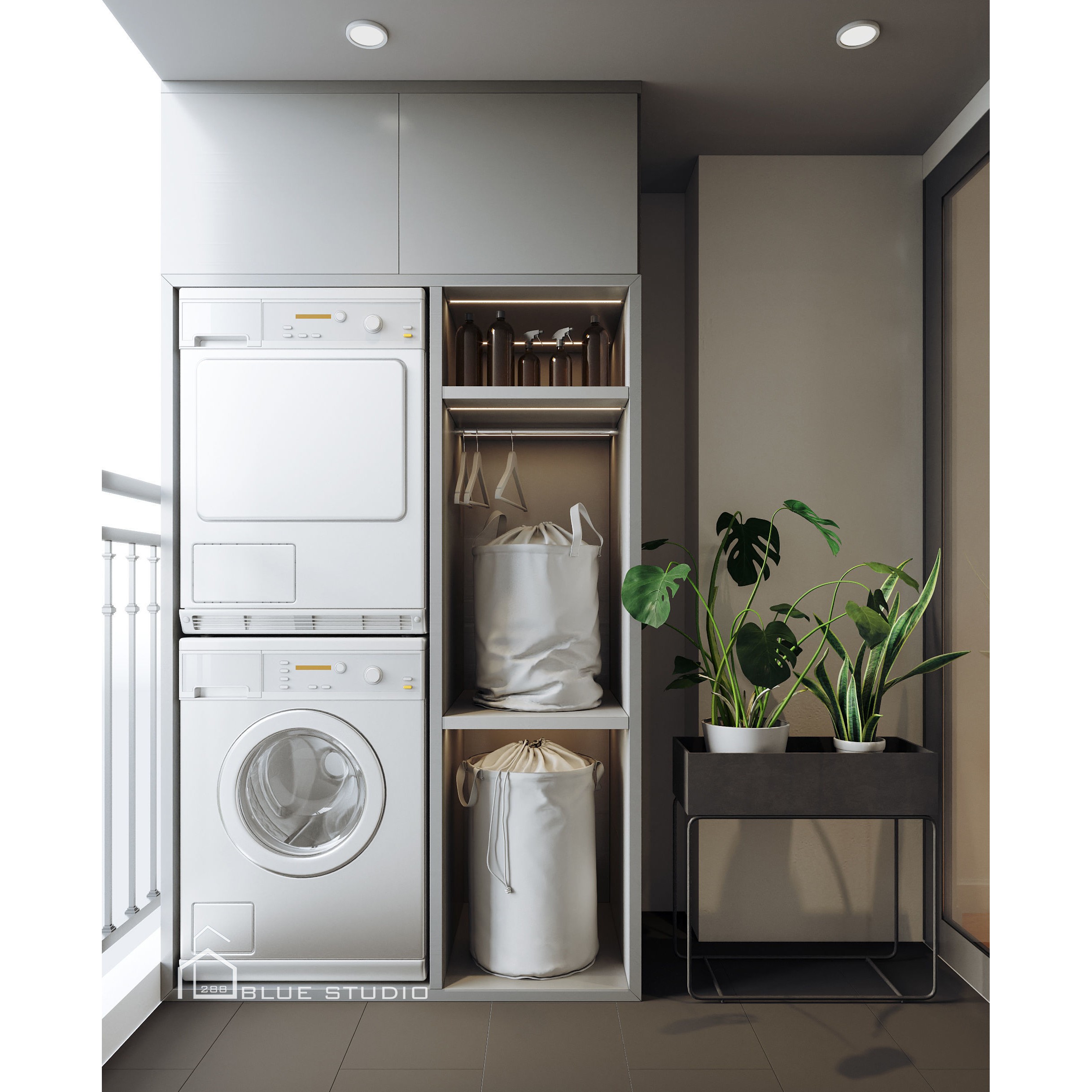 Scandinavian Apartment - Game-Ready 3D Model