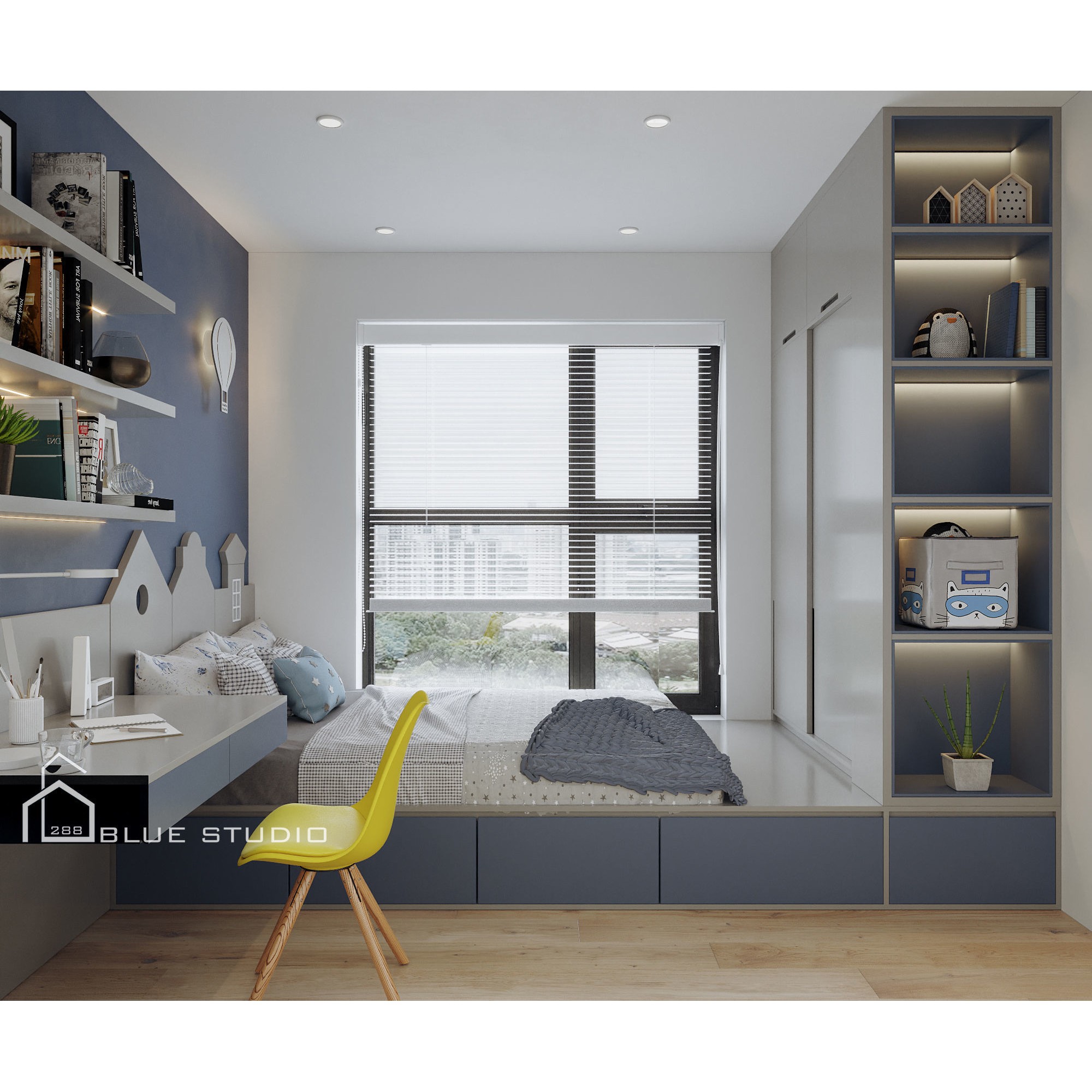 Scandinavian Apartment - Game-Ready 3D Model - View 11