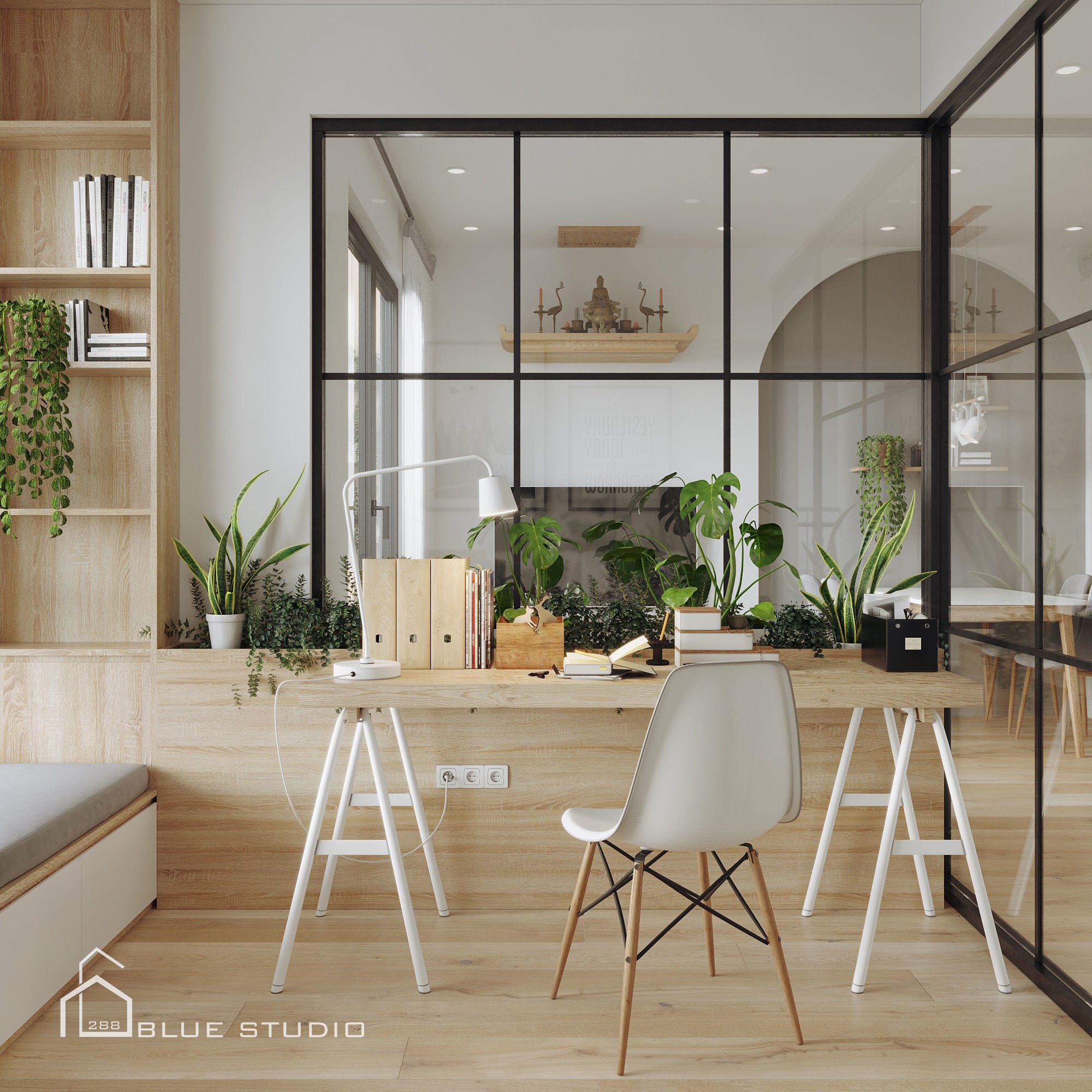 Scandinavian Apartment - Game-Ready 3D Model - View 8