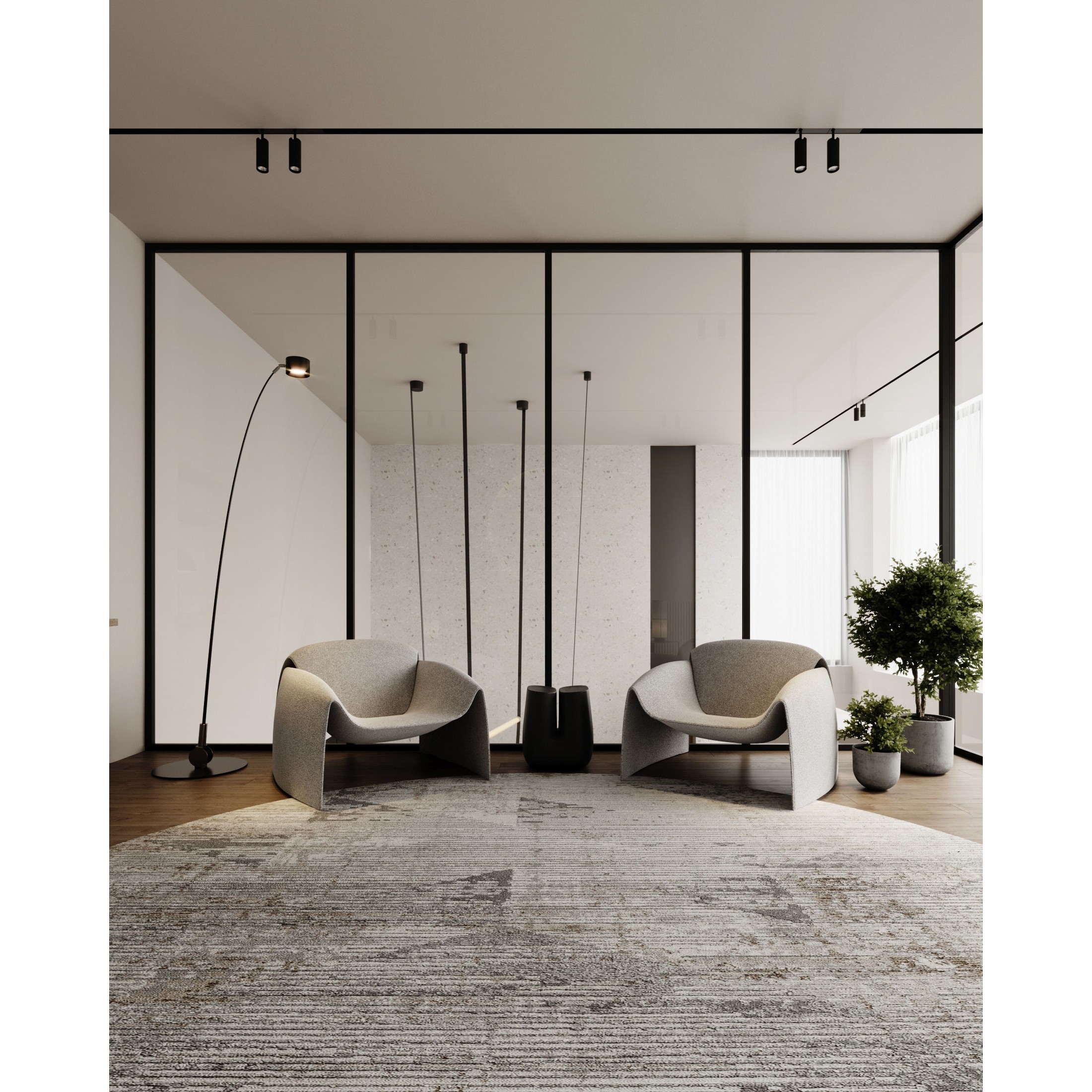 Japandi Interior Scene - Ready to Render 3D Model - View 11