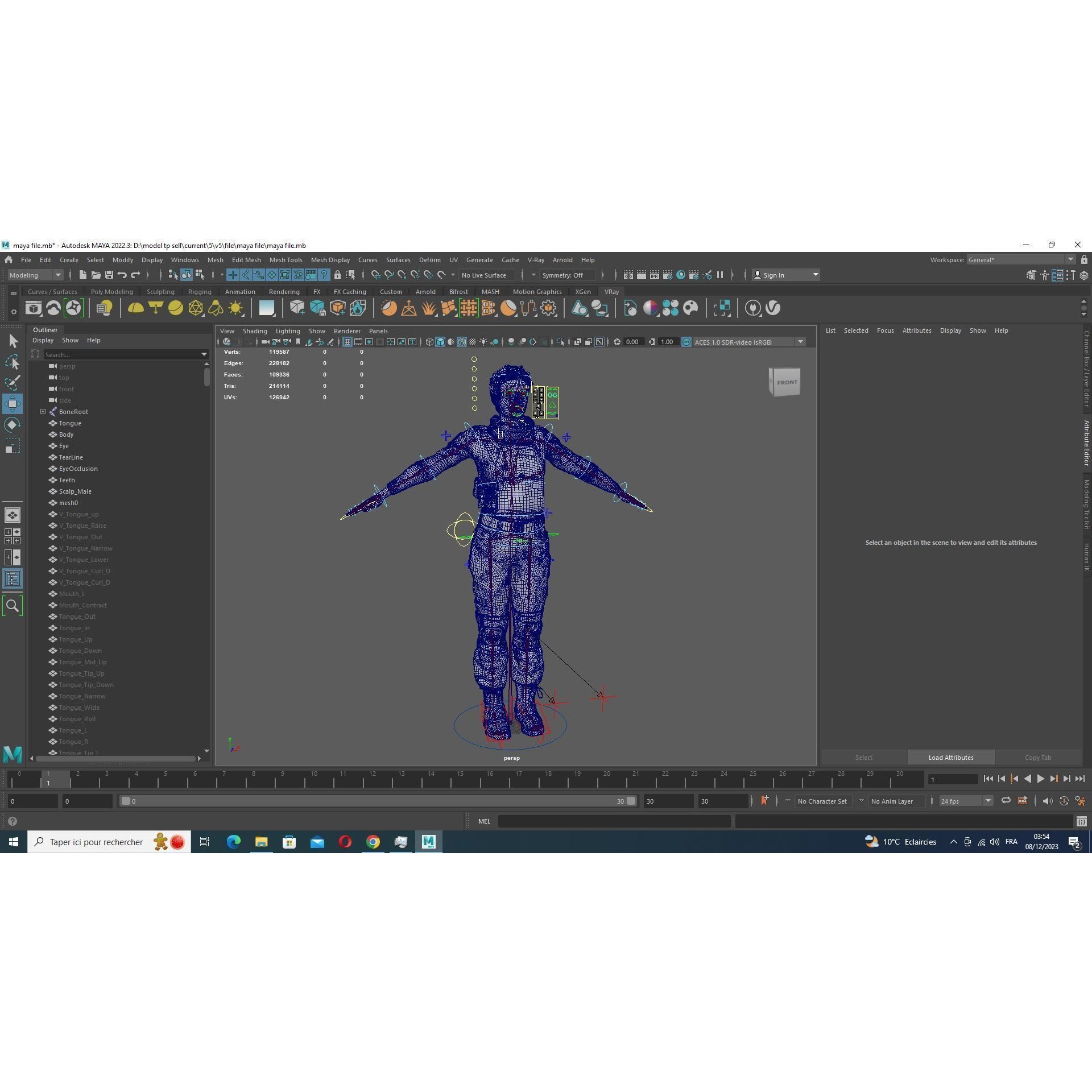 Amelia 3D Model – Low Poly Military Muse with Rigging and PBR Textures - View 33