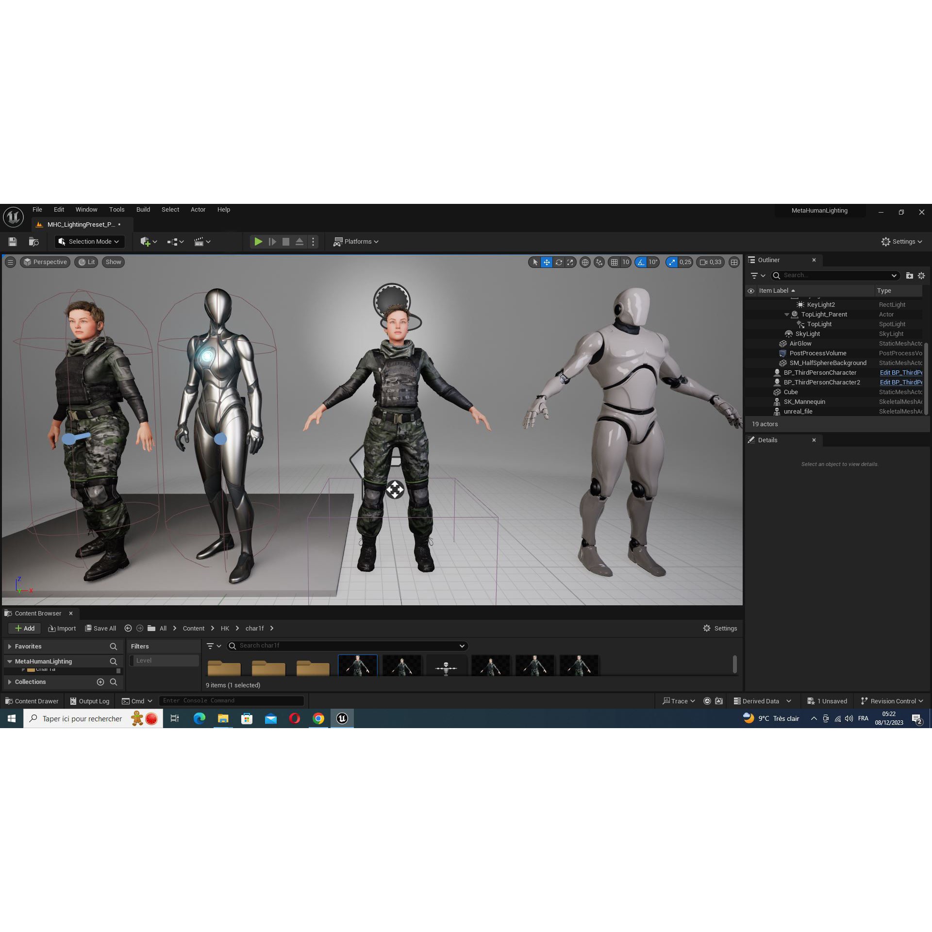 Amelia 3D Model – Low Poly Military Muse with Rigging and PBR Textures - View 44