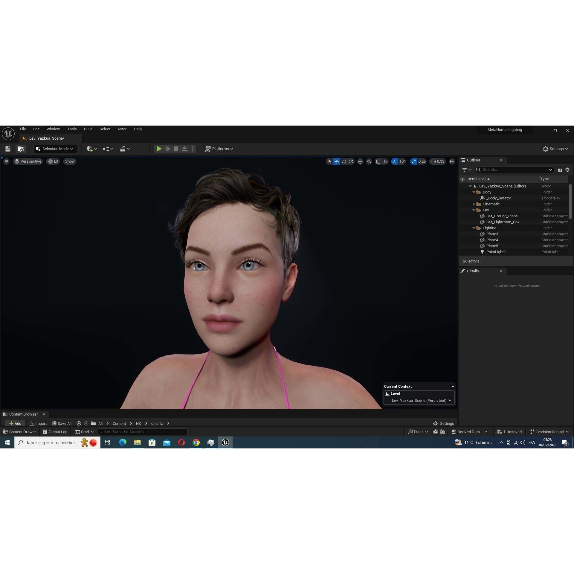 Amelia 3D Model – Low Poly Military Muse with Rigging and PBR Textures - View 46