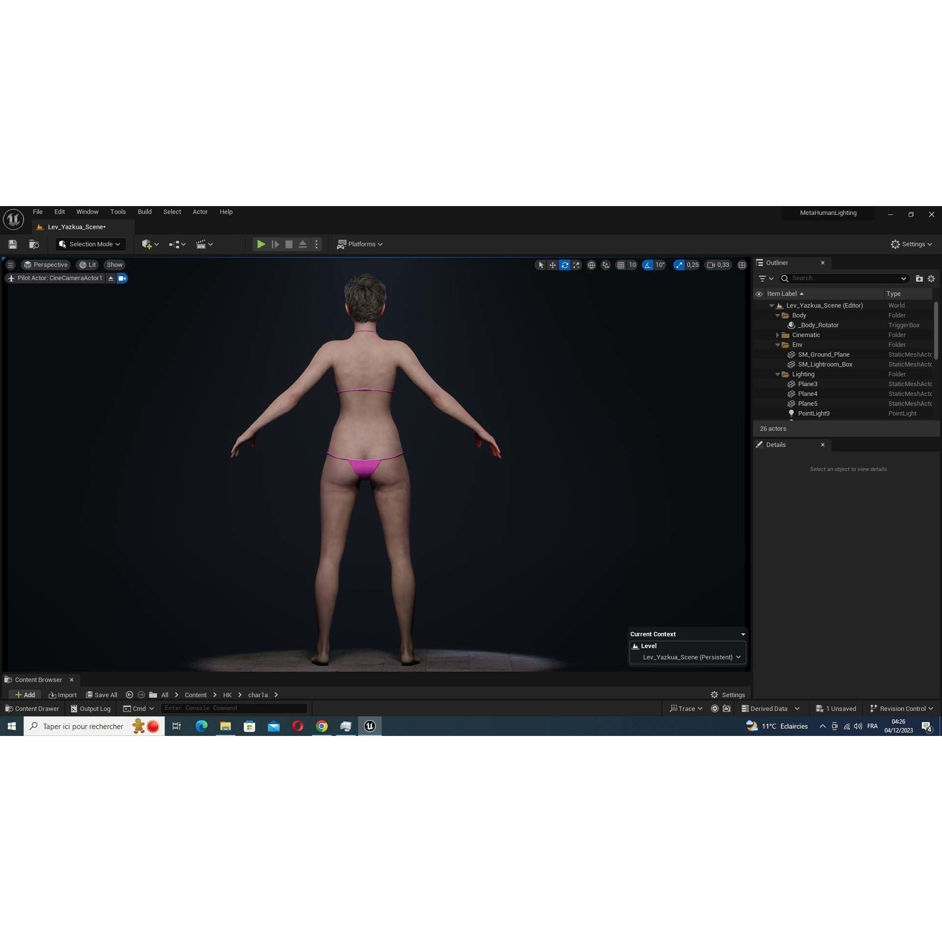 Amelia 3D Model – Low Poly Military Muse with Rigging and PBR Textures - View 55