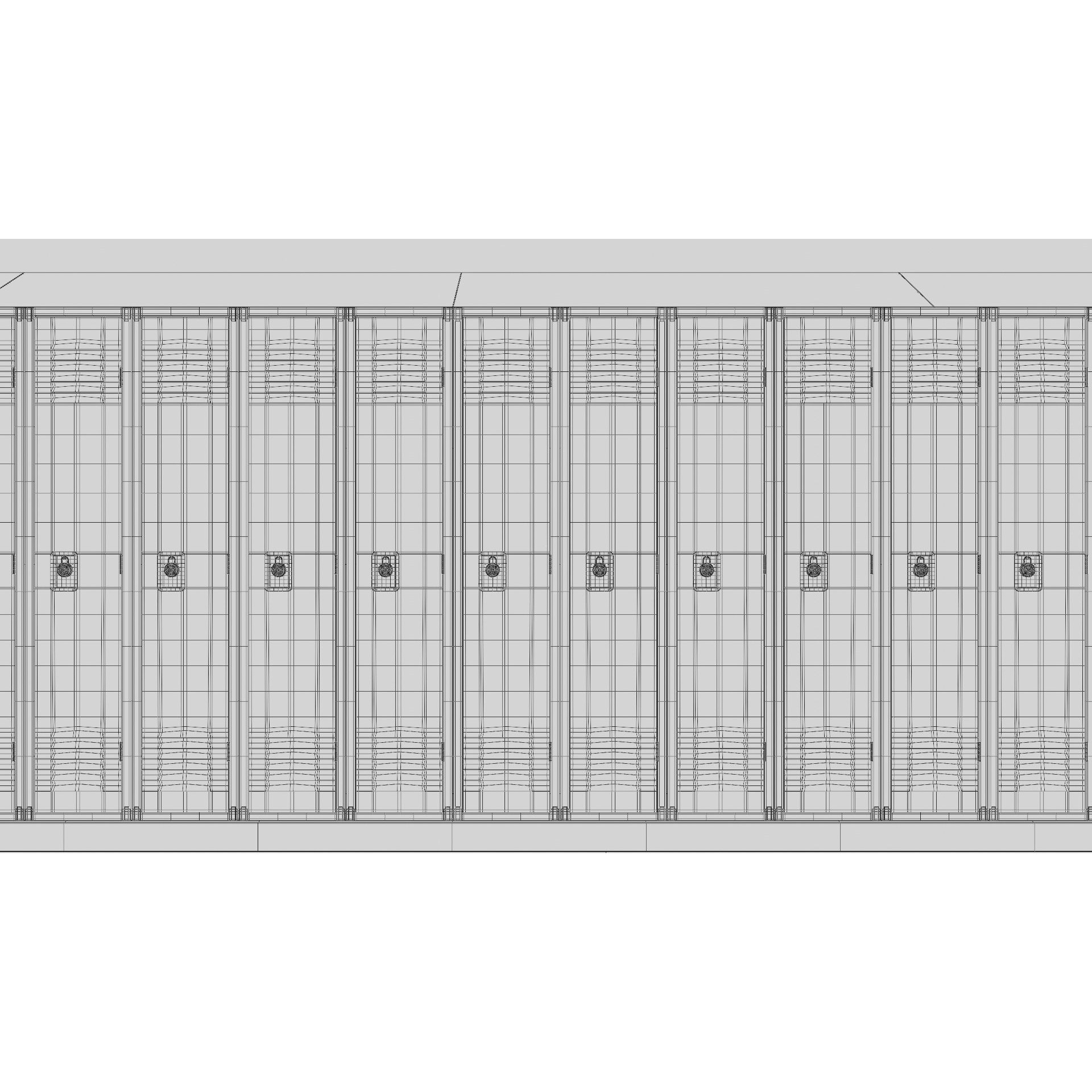 School Hallway - Game-Ready 3D Model - View 29