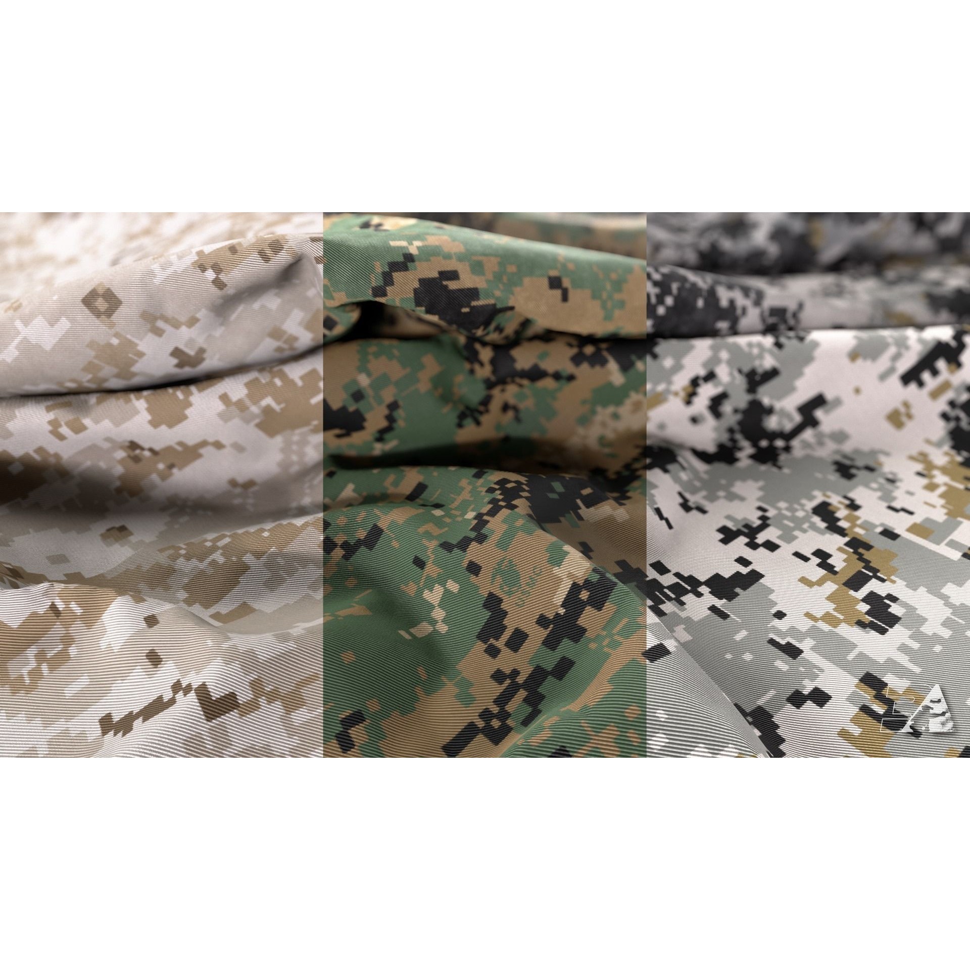 USMC Camo Generator Texture 3D Model – Procedural Military Fabric, SBSAR - View 15
