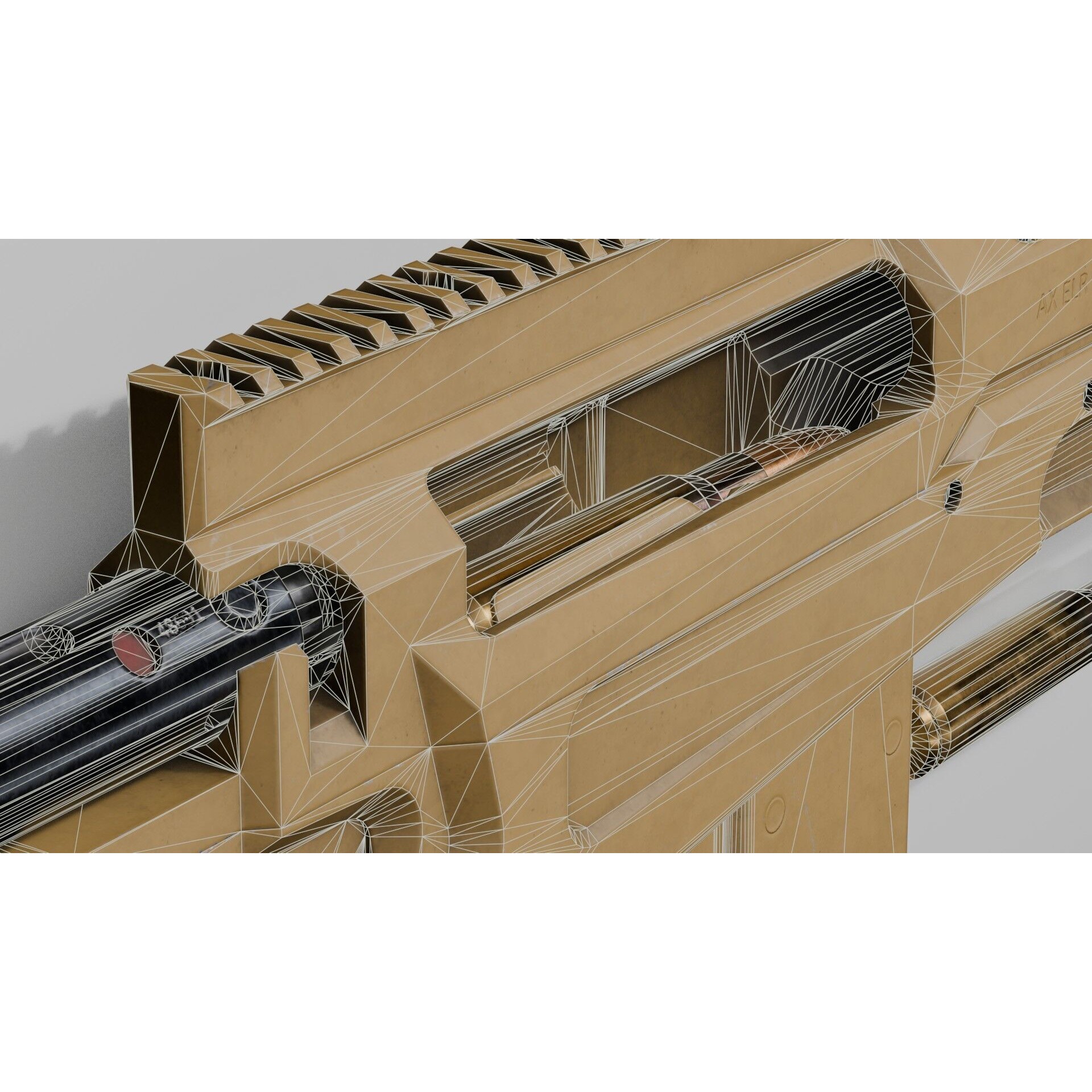 Accuracy International AX 50 ELR 3D Model – Low Poly PBR Game Asset, FBX