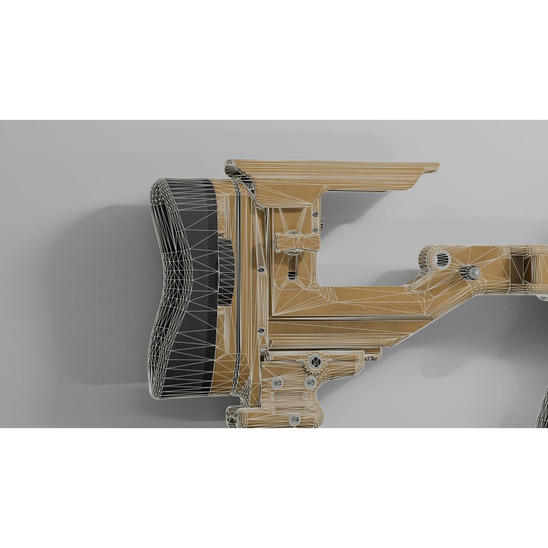 Accuracy International AX 50 ELR 3D Model – Low Poly PBR Game Asset, FBX - View 27