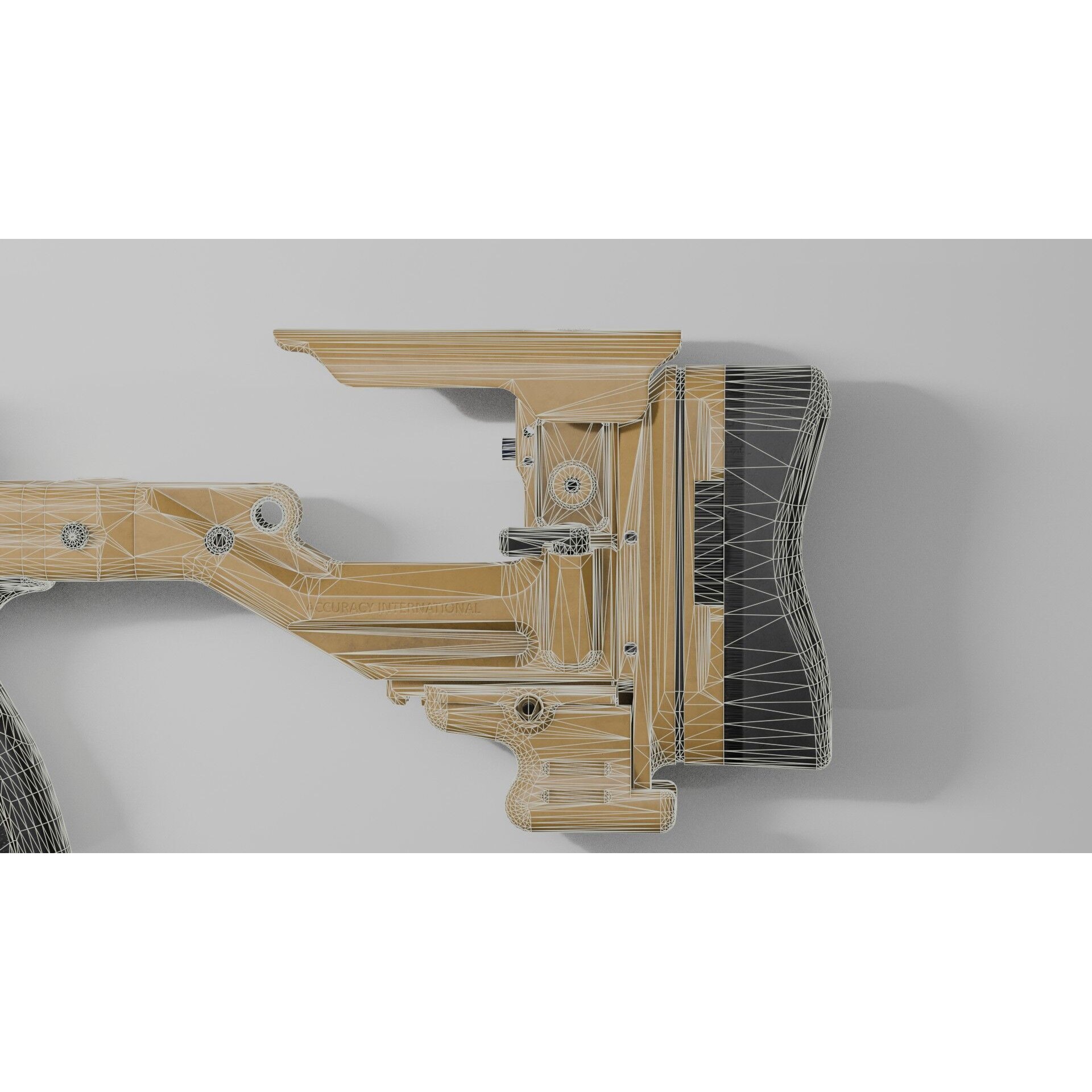 Accuracy International AX 50 ELR 3D Model – Low Poly PBR Game Asset, FBX - View 31
