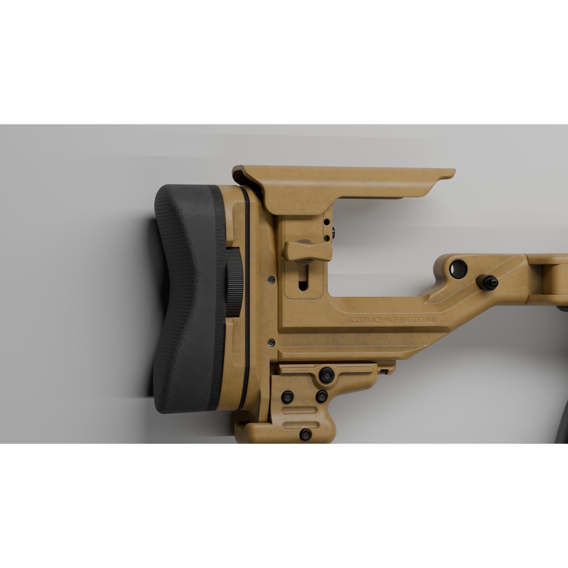 Accuracy International AX 50 ELR 3D Model – Low Poly PBR Game Asset, FBX - View 8