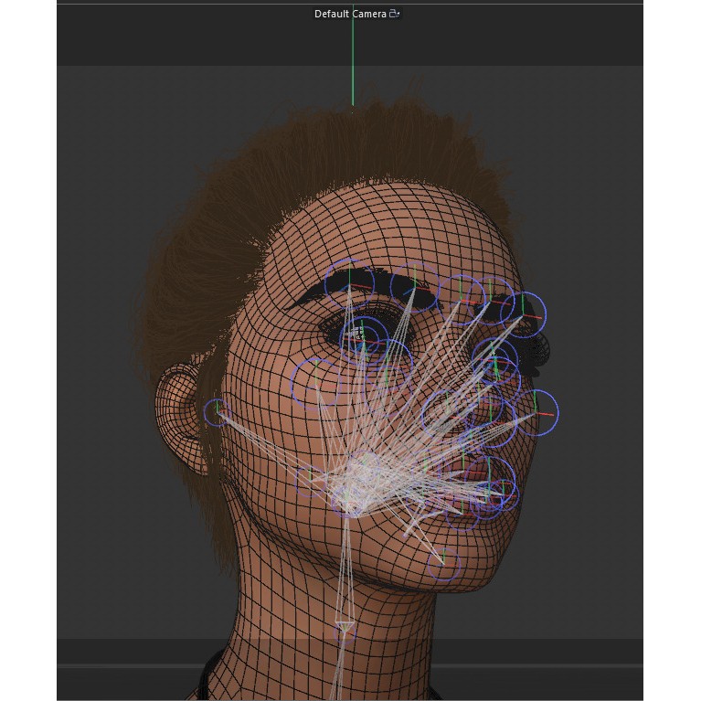 Photorealistic Young Woman - Rigged Game-Ready 3D Model - View 7