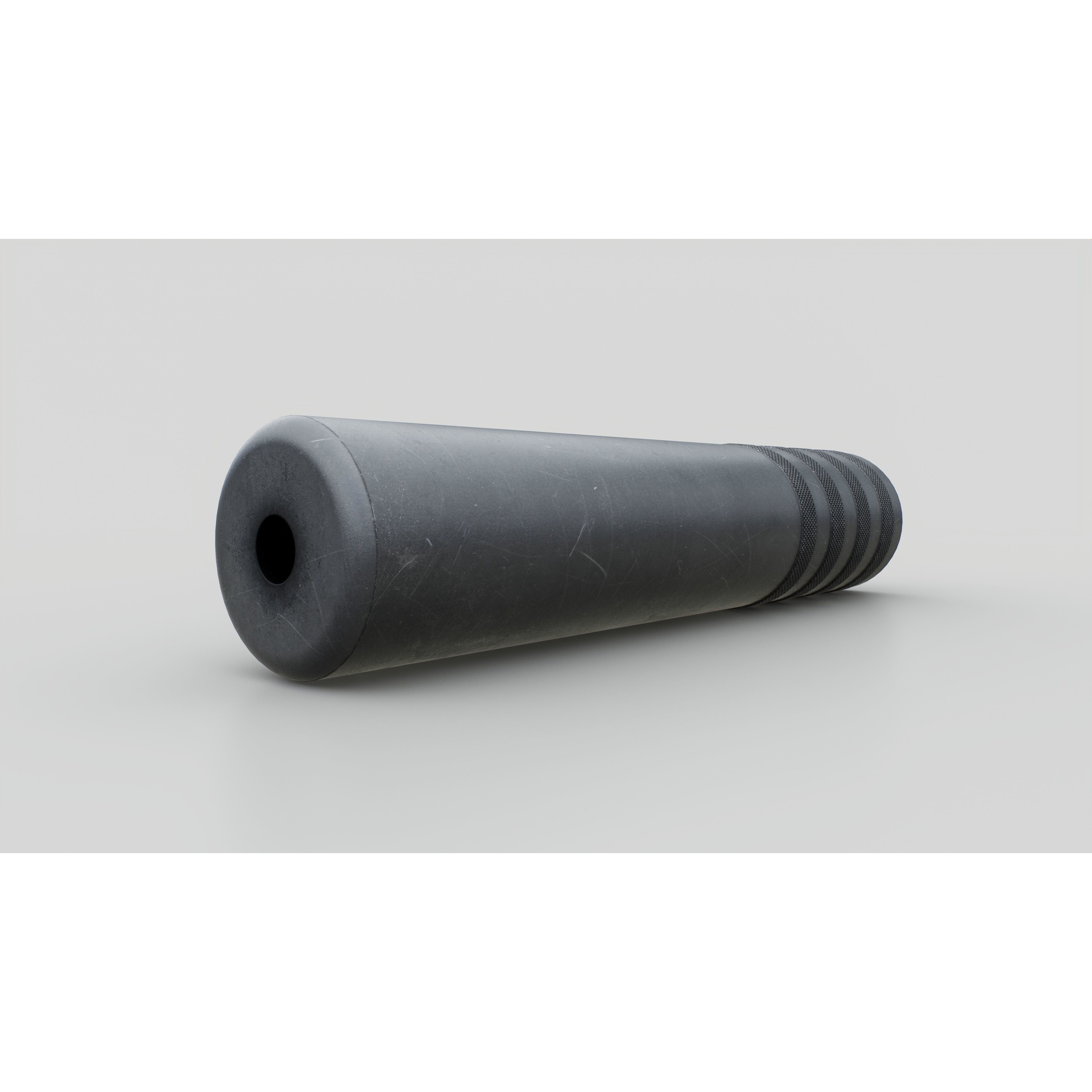 Elite Iron Windtalker AMF 408 CheyTac Suppressor 3D Model – Low Poly Game Asset, FBX - View 10