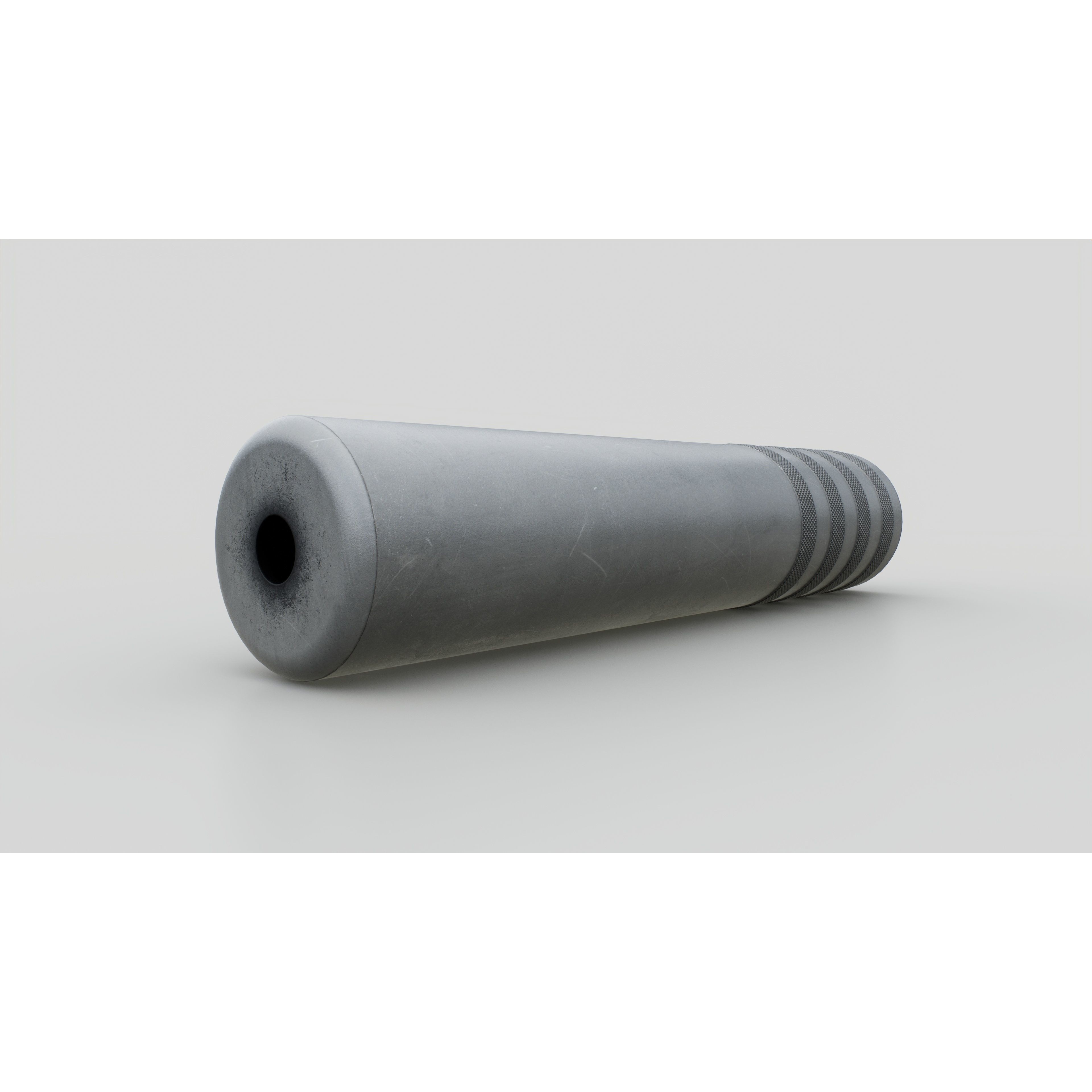 Elite Iron Windtalker AMF 408 CheyTac Suppressor 3D Model – Low Poly Game Asset, FBX - View 11