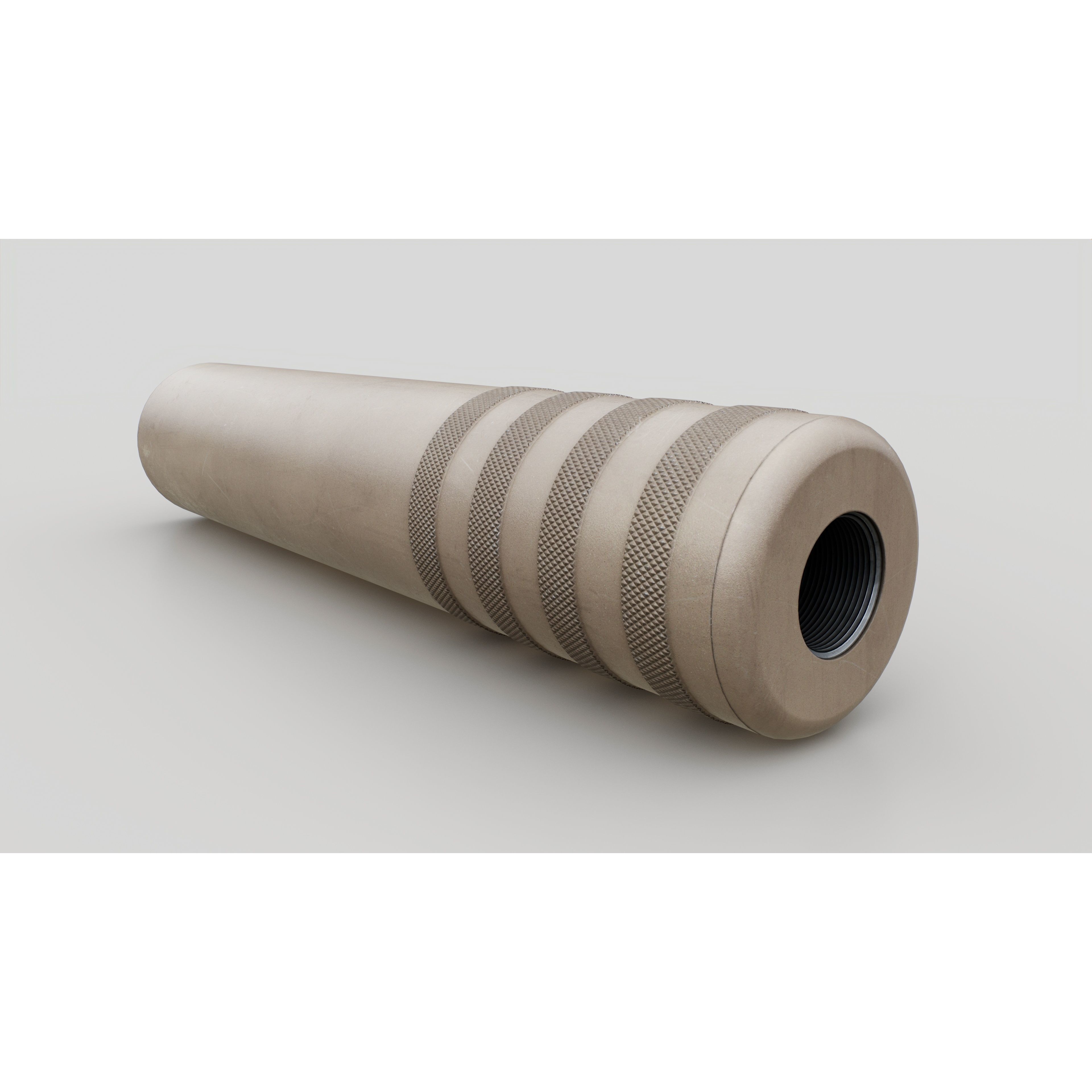 Elite Iron Windtalker AMF 408 CheyTac Suppressor 3D Model – Low Poly Game Asset, FBX - View 15