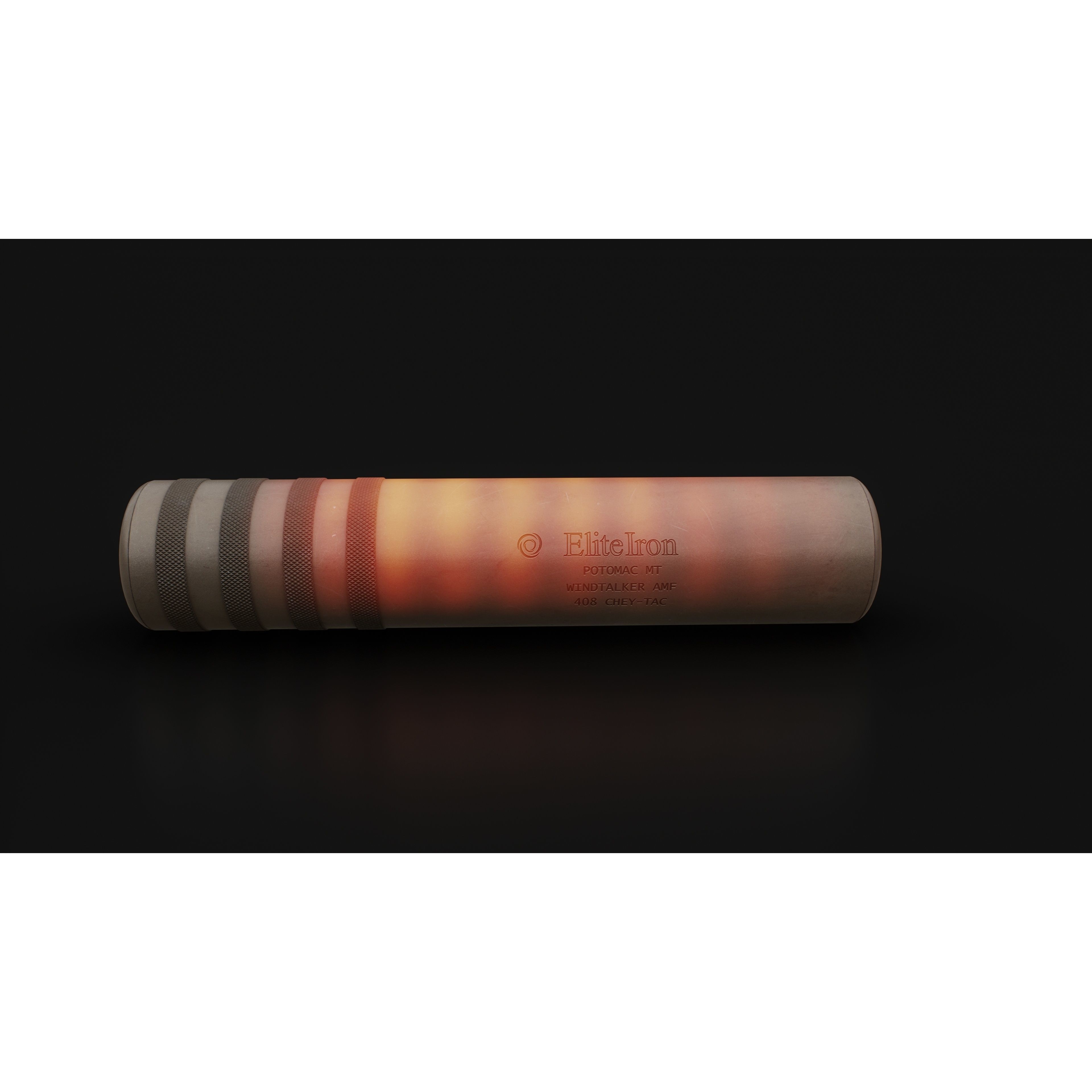 Elite Iron Windtalker AMF 408 CheyTac Suppressor 3D Model – Low Poly Game Asset, FBX - View 18