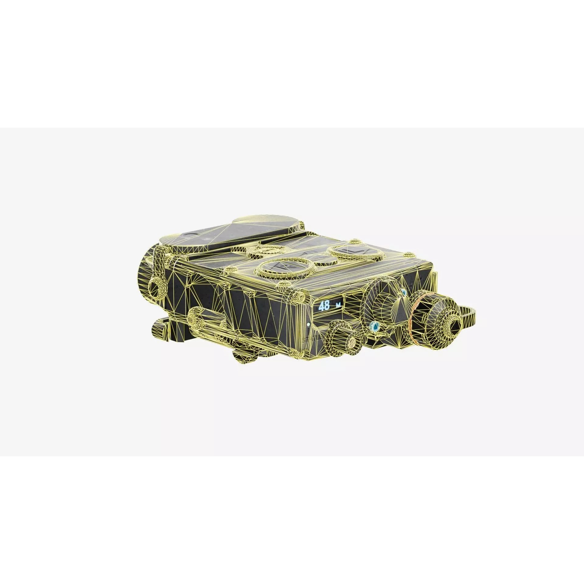 L3 Harris SQUAD SRF Rangefinder 3D Model – Low Poly PBR Asset, FBX - View 21